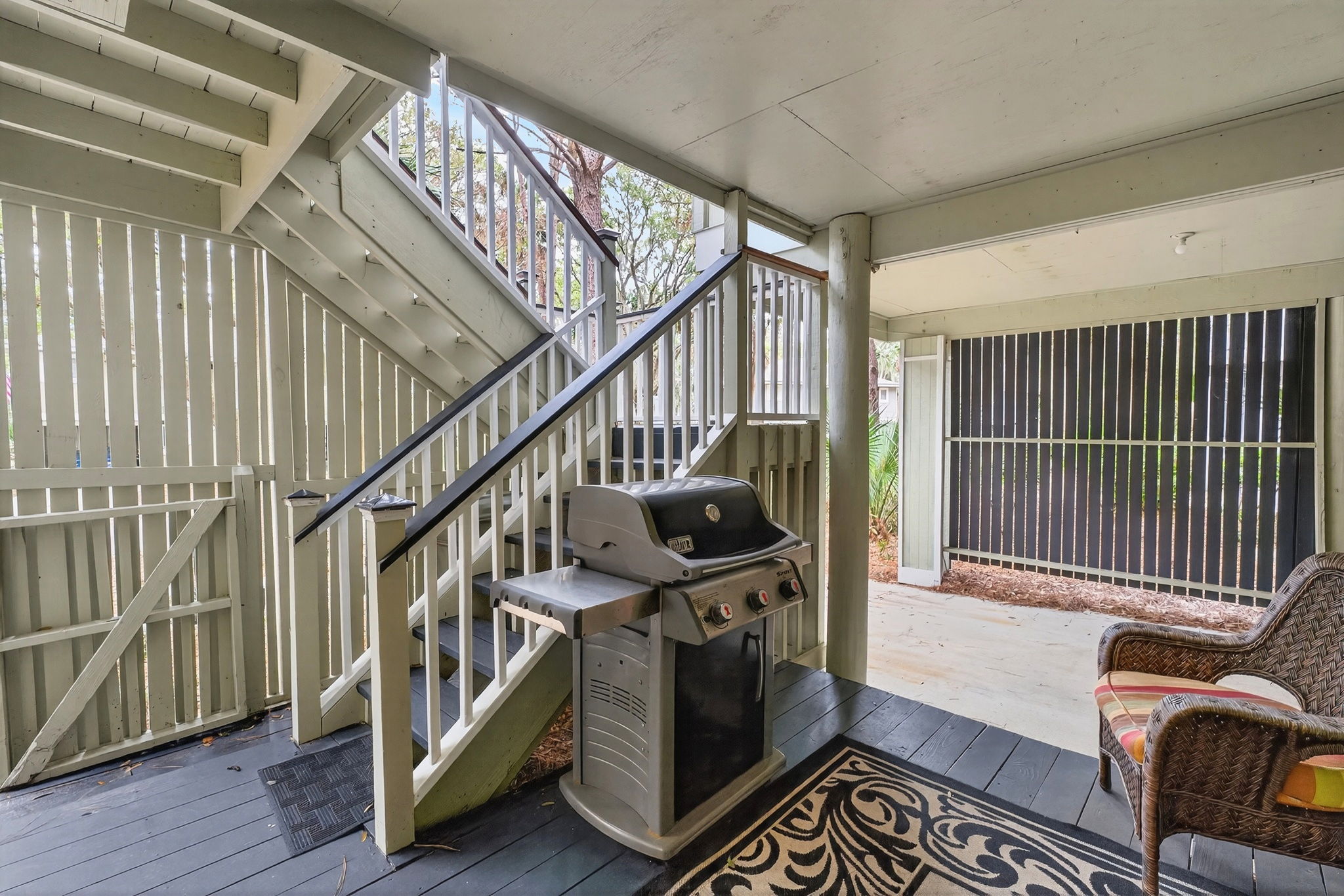 Grill area | Seaside Cottage | IOP Escapes | 31 Twin Oaks, Isle of Palms, SC