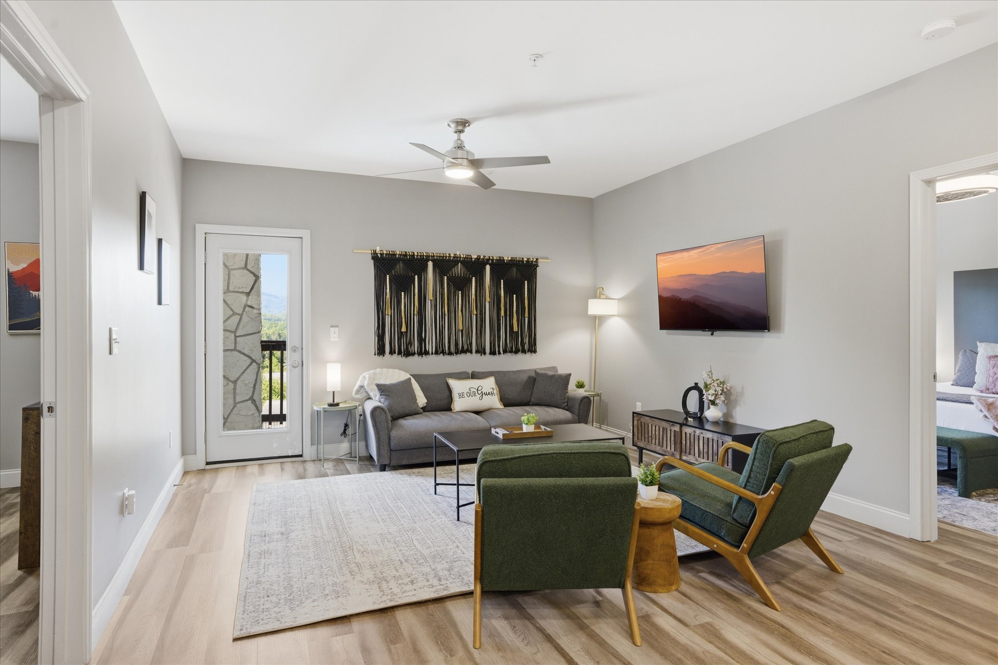 Turn on the TV, kick your feet up, and slow things down. After a day out, this is where everything settles—comfortable, easy, and yours to enjoy.