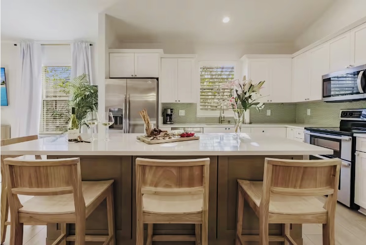 Large kitchen island