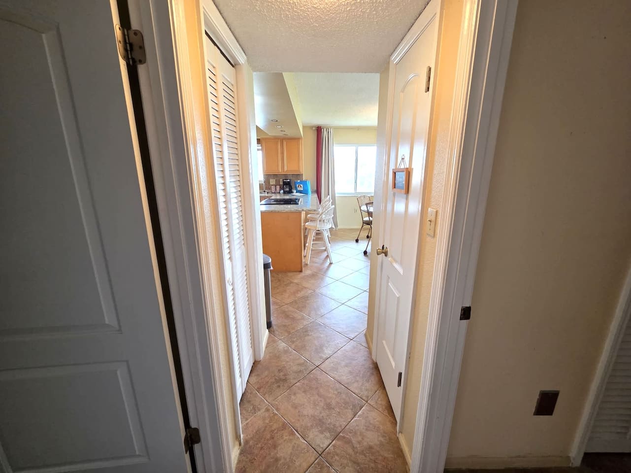 Hall way from the bedrooms 