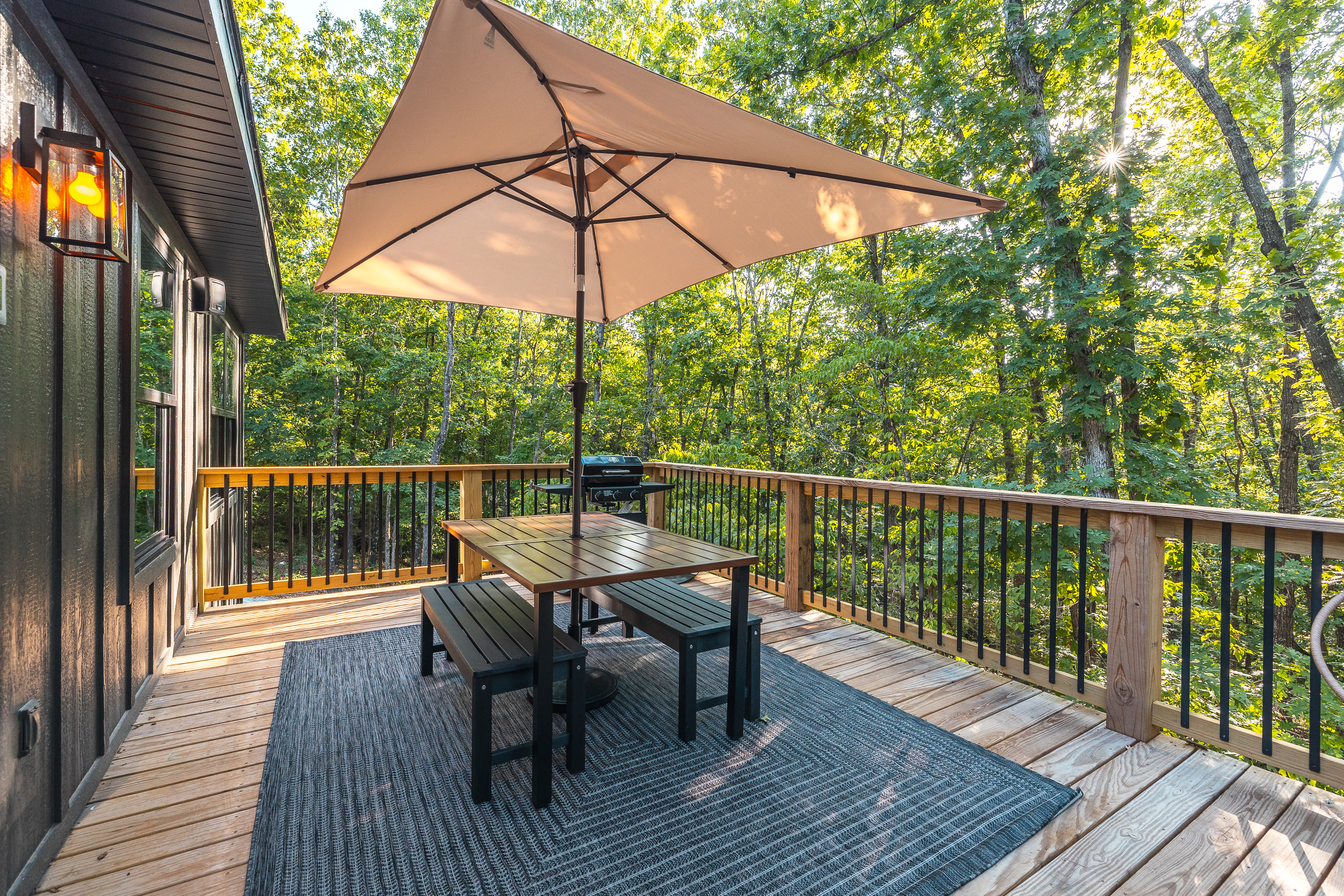 Back deck and grill