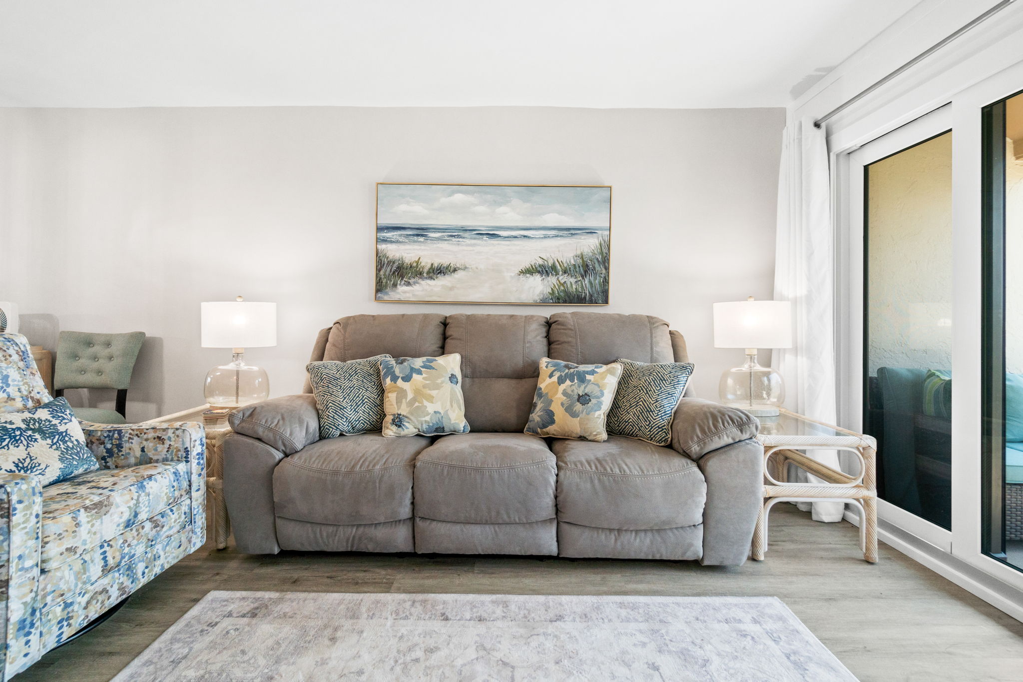 Living Room with Water View