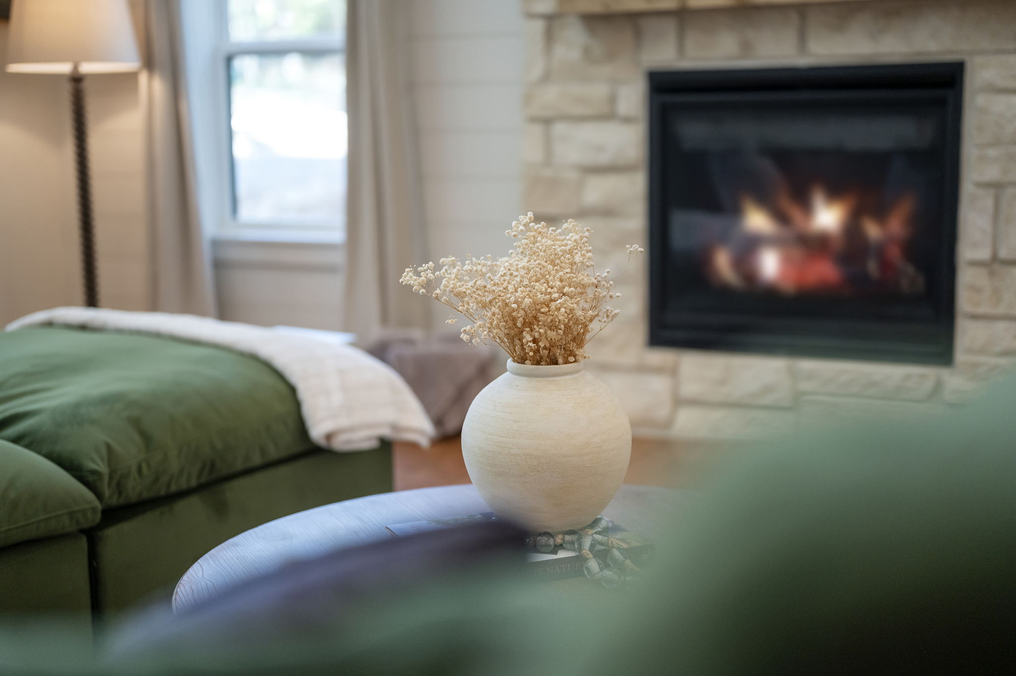 A quiet moment by the fire, wrapped in comfort and simple beauty. 🤎🔥