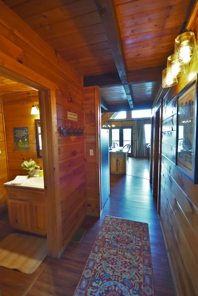 Entry Hall. Views are seen as soon as you walk in the door! 