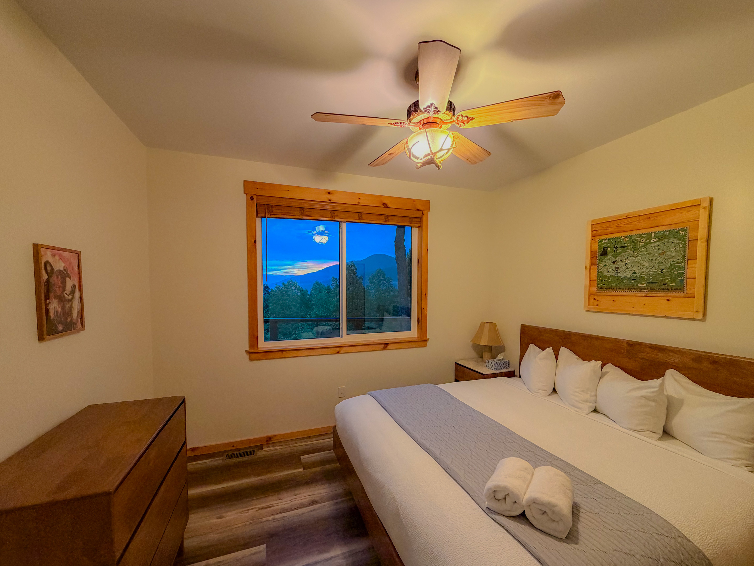 Guest Bedroom 1 early Sunrise
