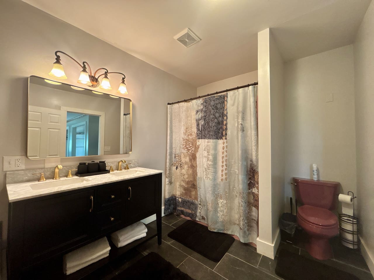 Rain Shower in Master King Bathroom