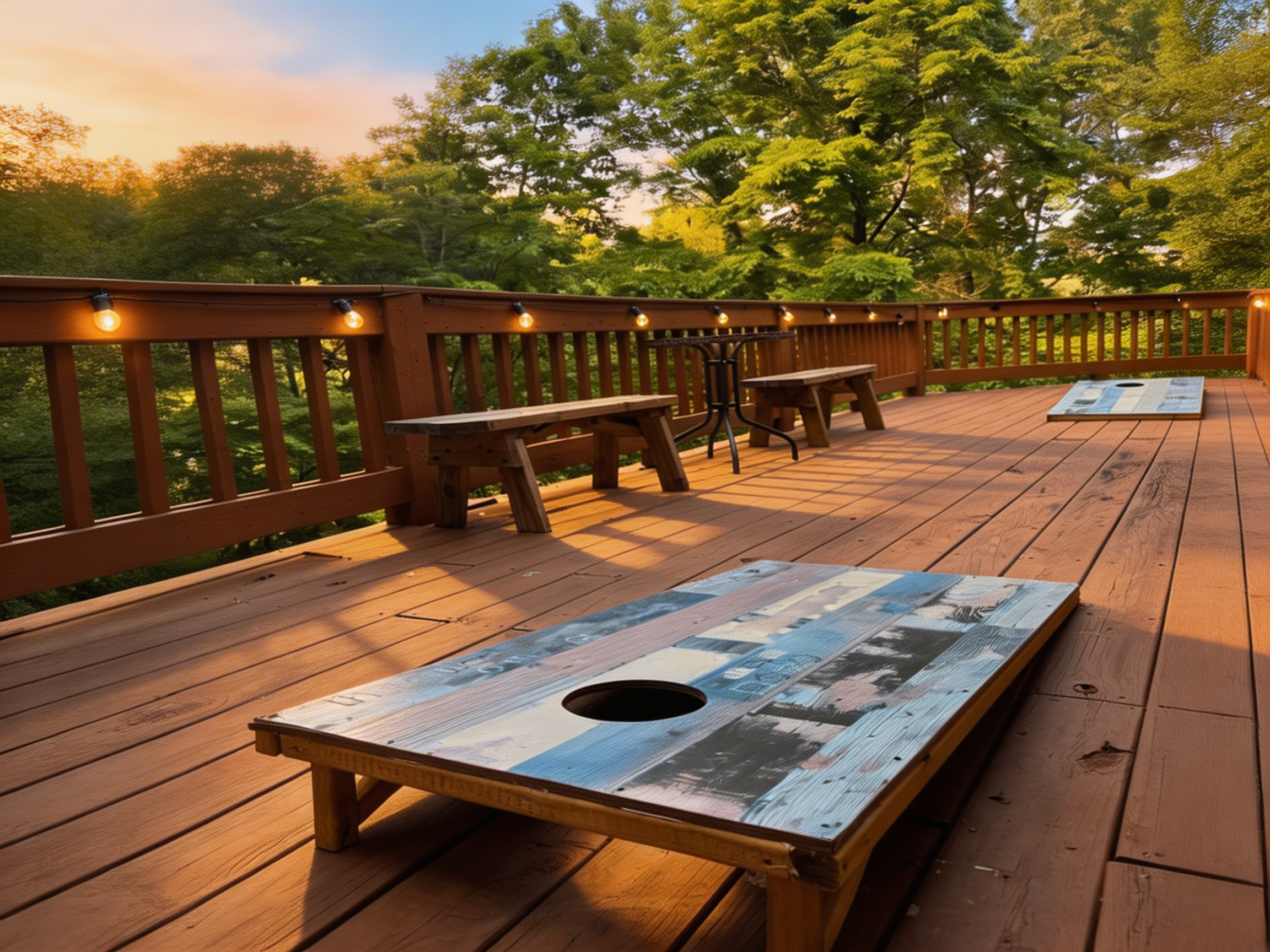 Which team wins... cornhole anyone?