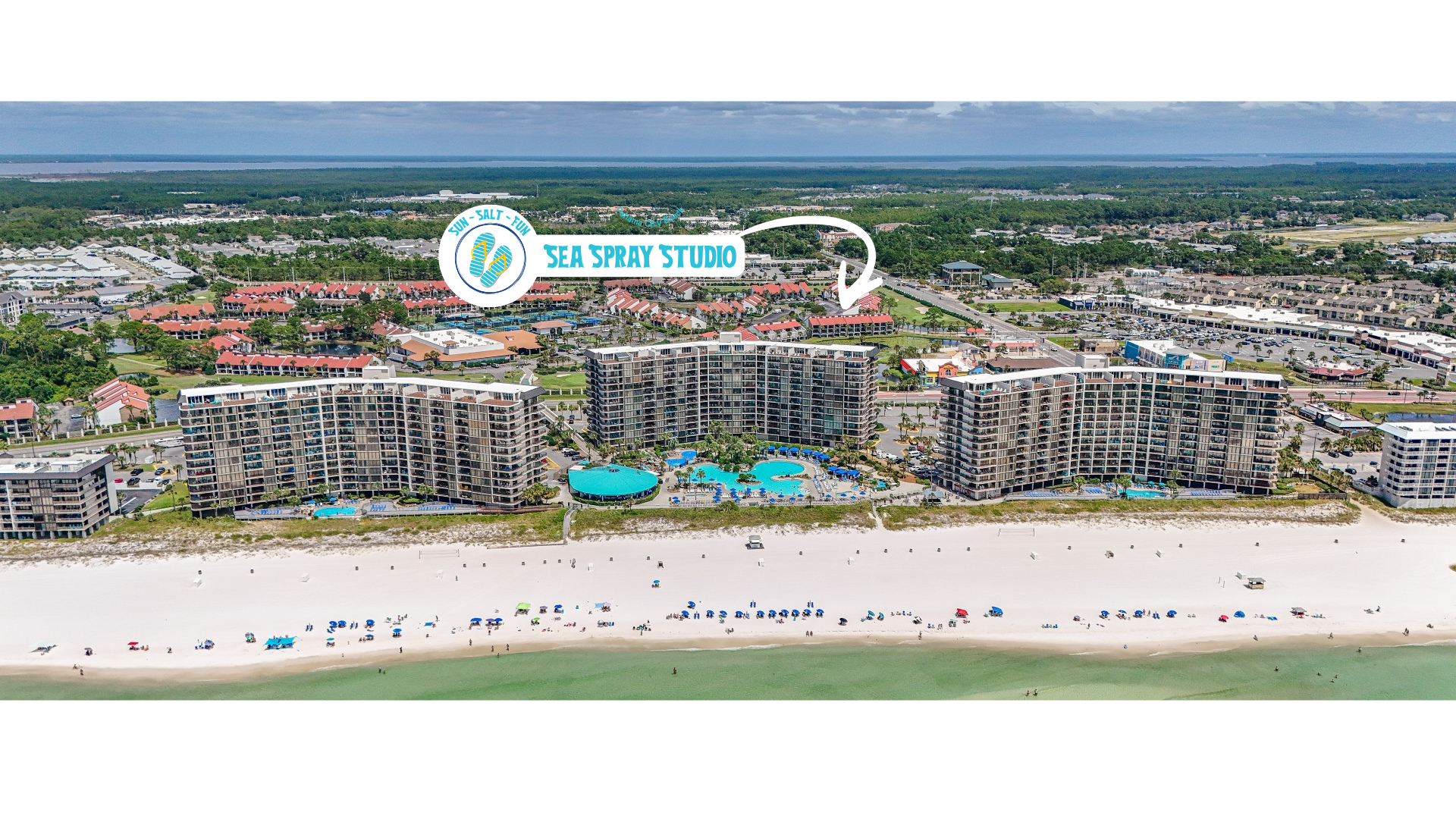 Sea Spray Studio location at Edgewater