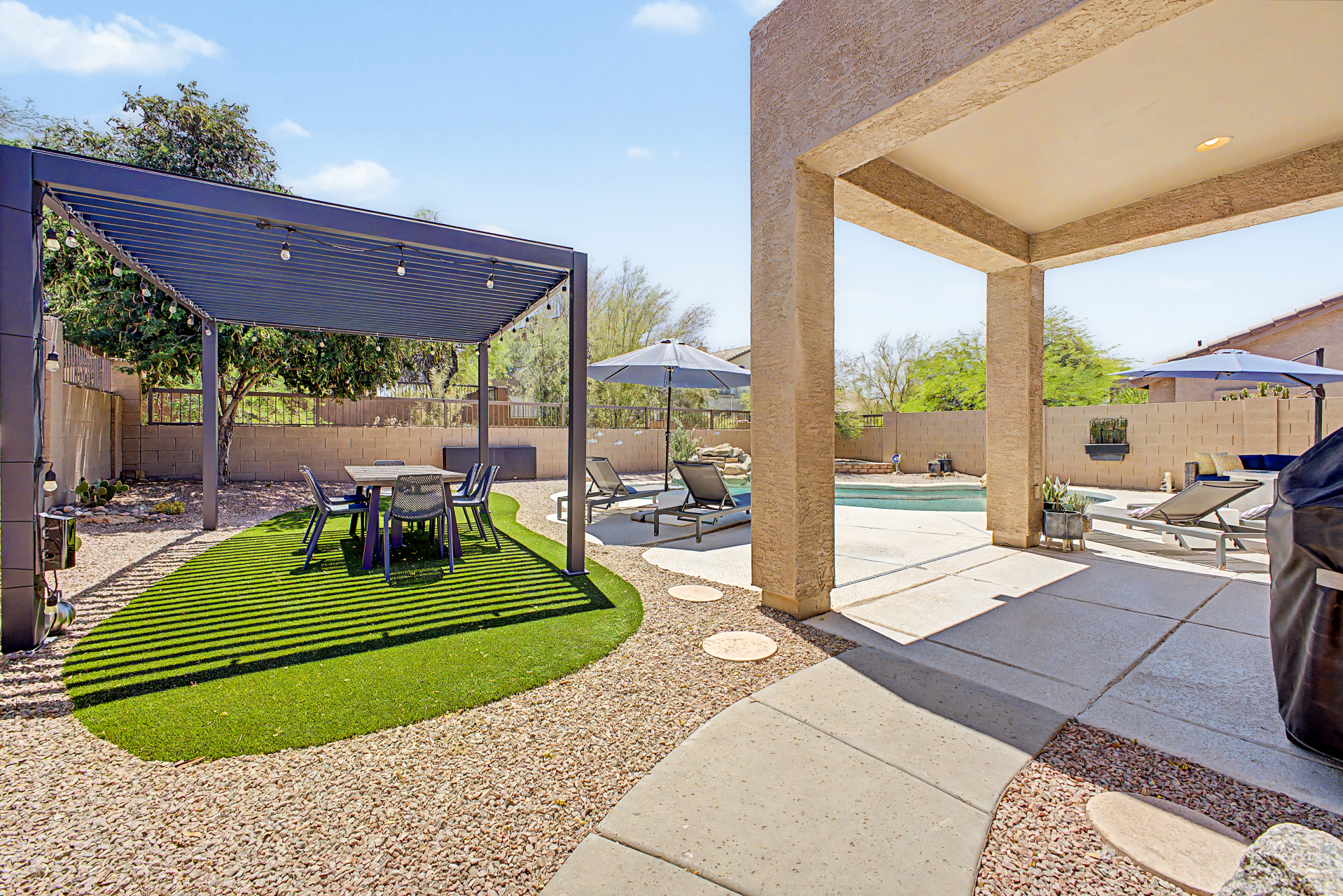 Resort-Style Backyard