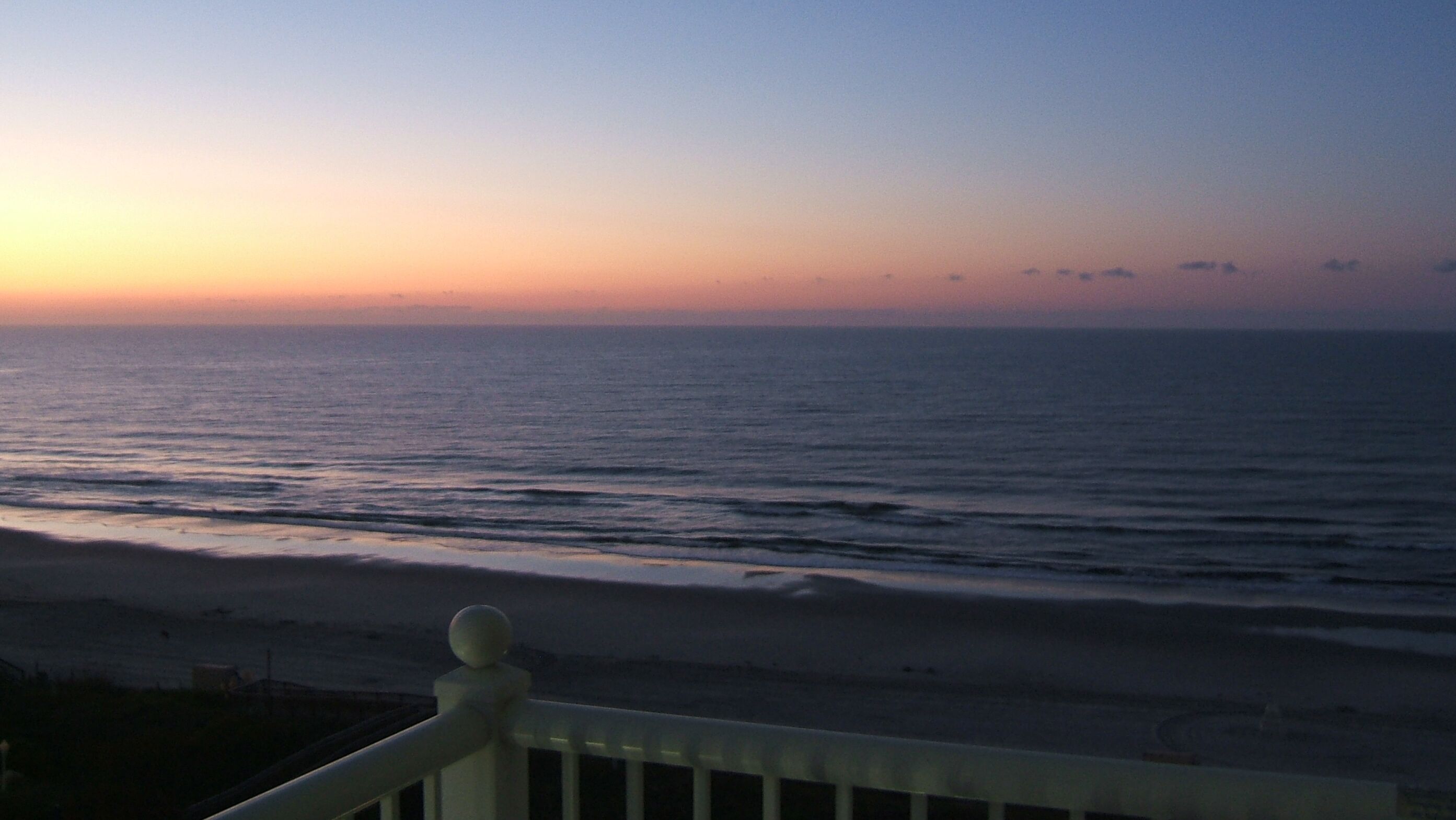 Beautiful Sunrise from the Balcony