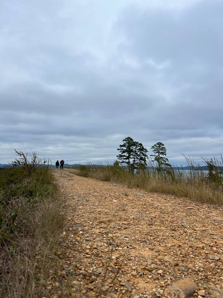 Explore scenic hiking trails around Broken Bow Lake