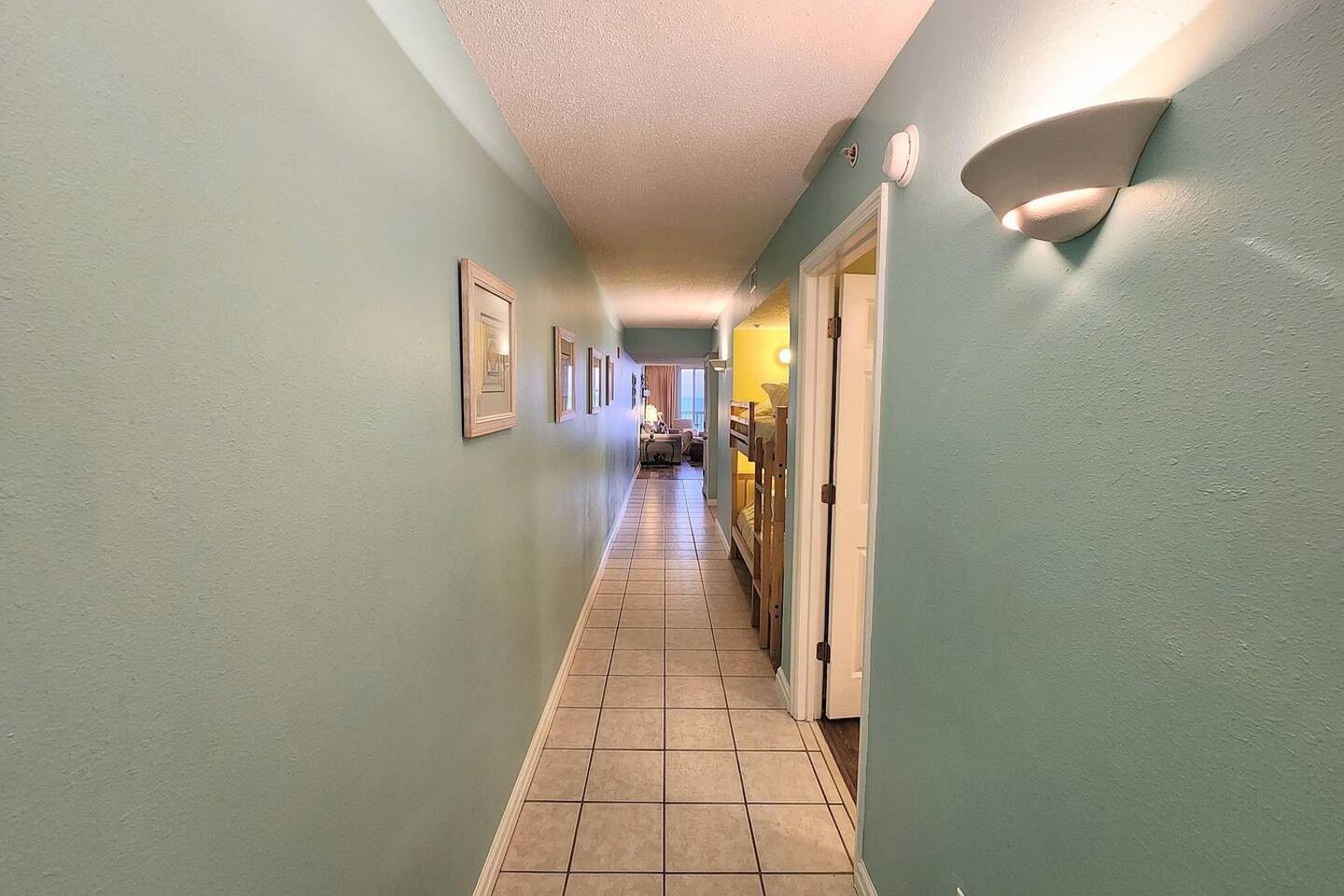 ocean is waiting for you at the end of the hallway...