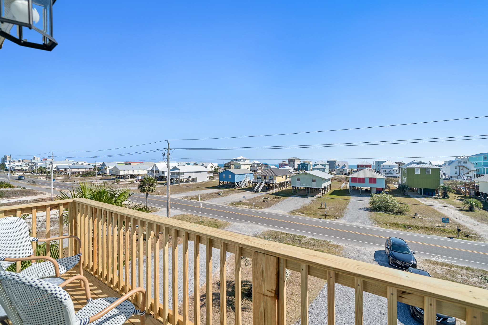 View from deck off Gulf-side bedroom