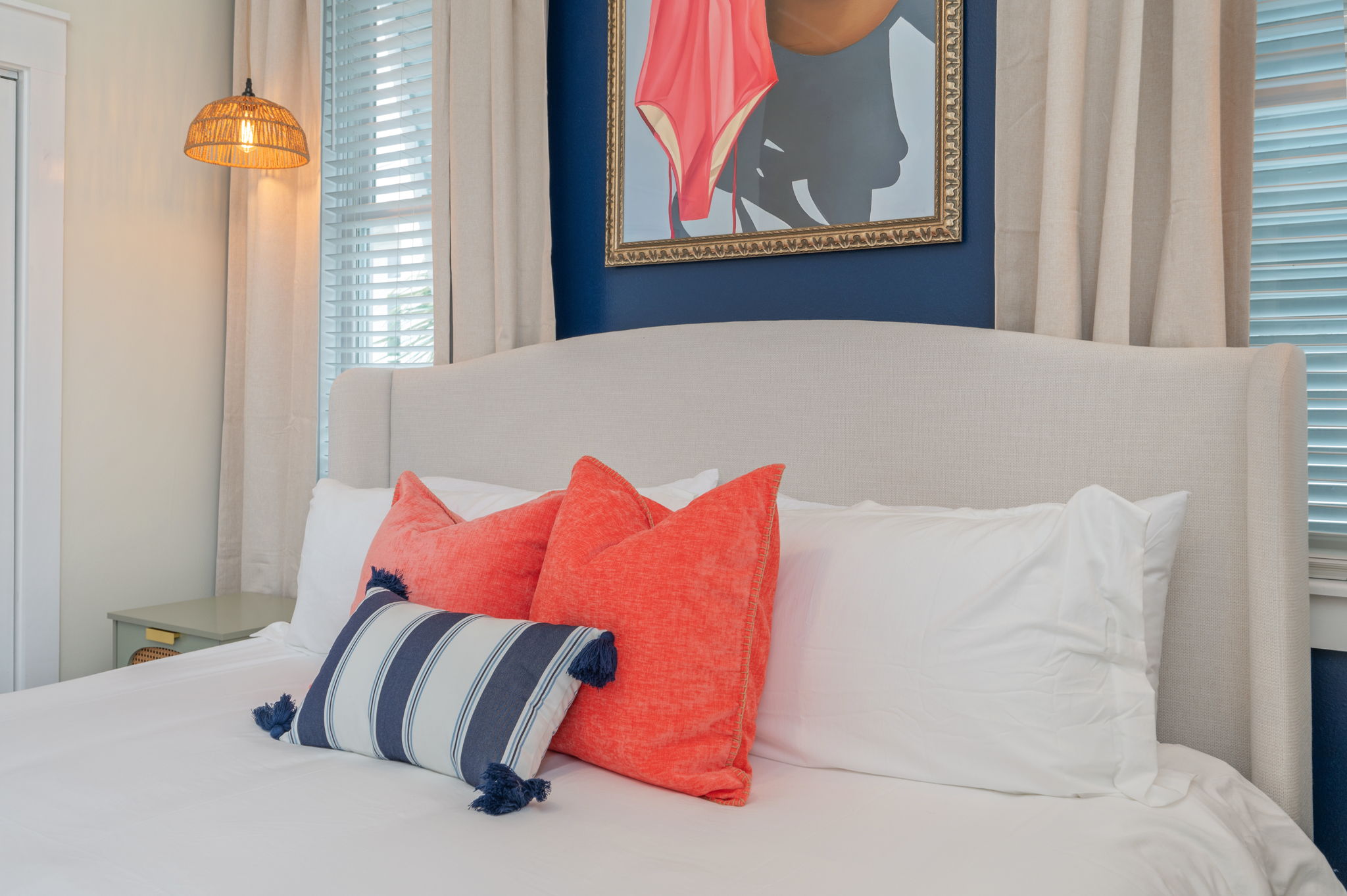 Primary bedroom is the perfect retreat