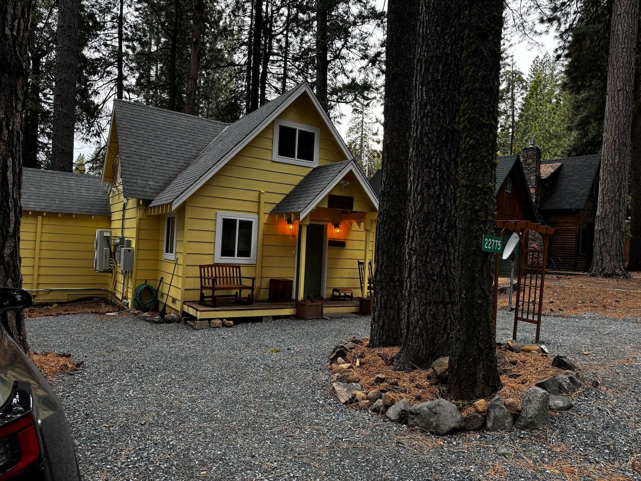 Sit out front and watch the world go by, or use the space to set up outdoor games. 