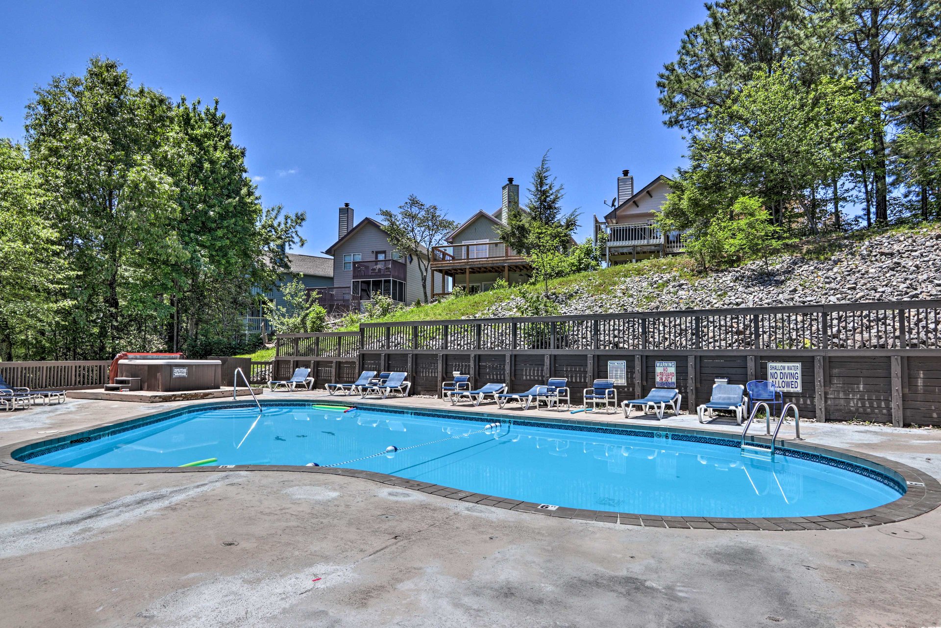 Seasonal outdoor pool