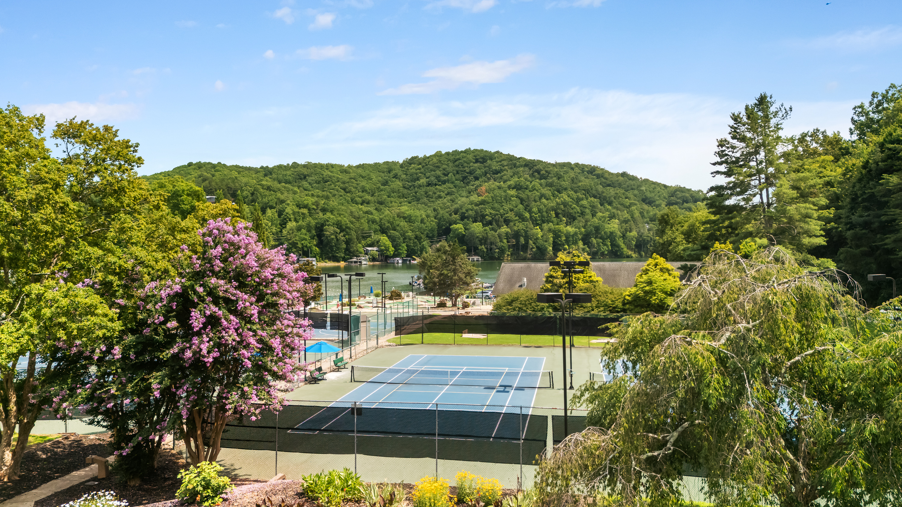 Scenic backgrounds all around the resort.