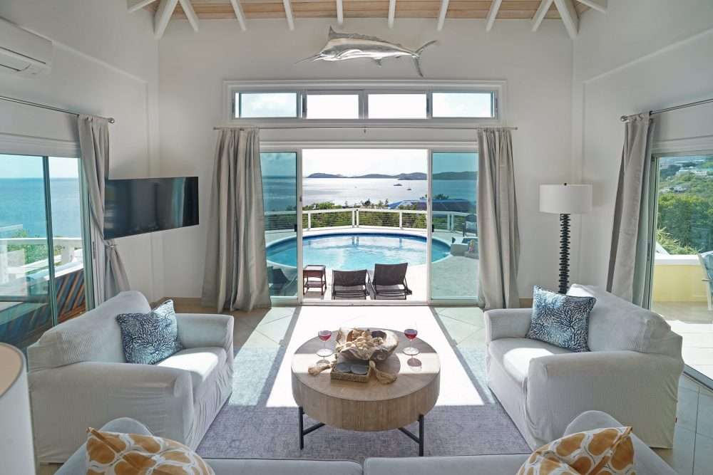 Welcoming views from the living room