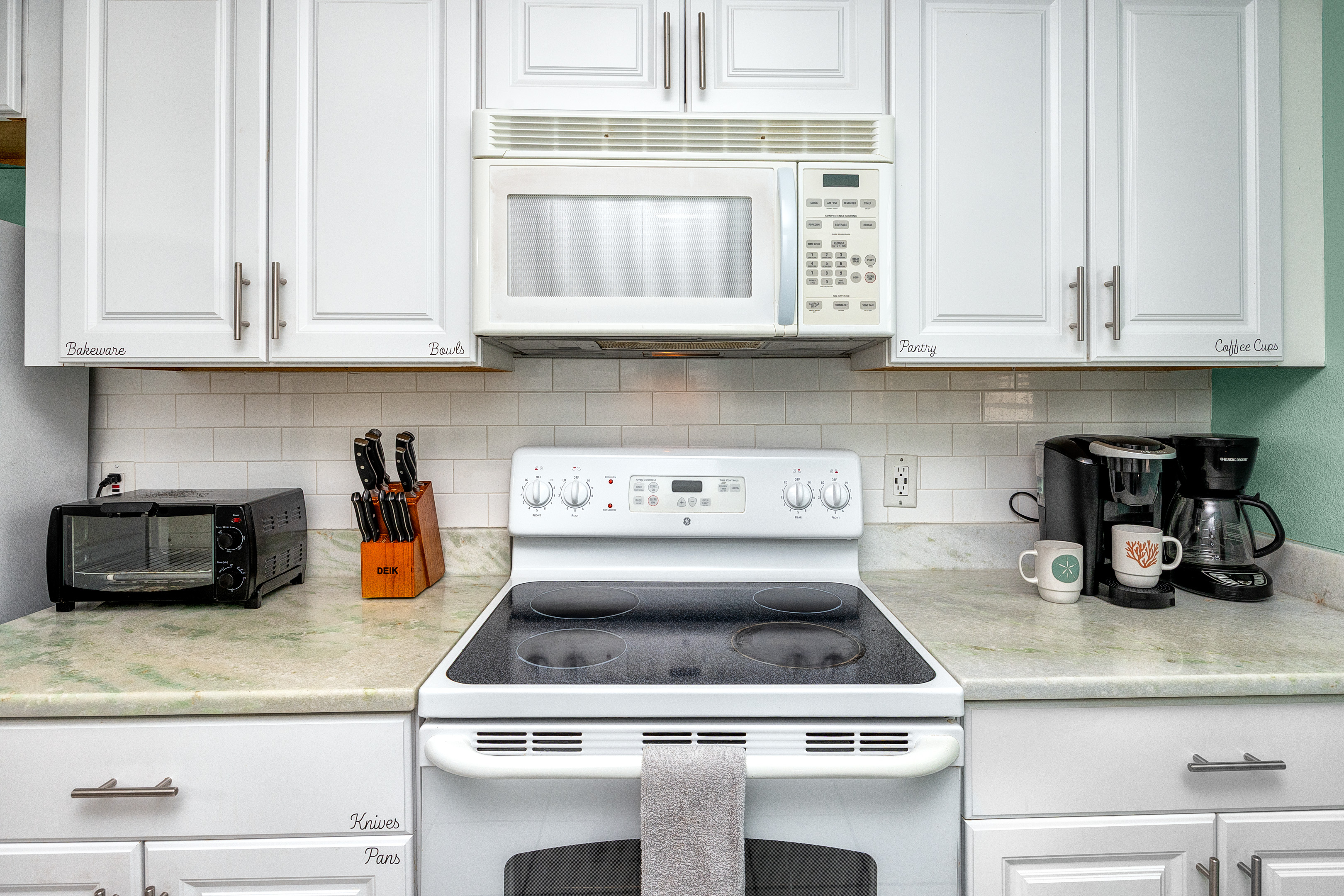 fully equipped kitchen for all your cooking needs
