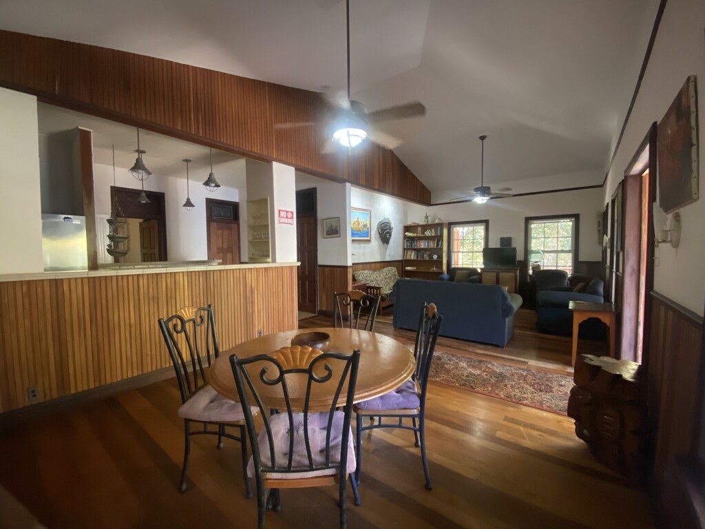 Dining and living room