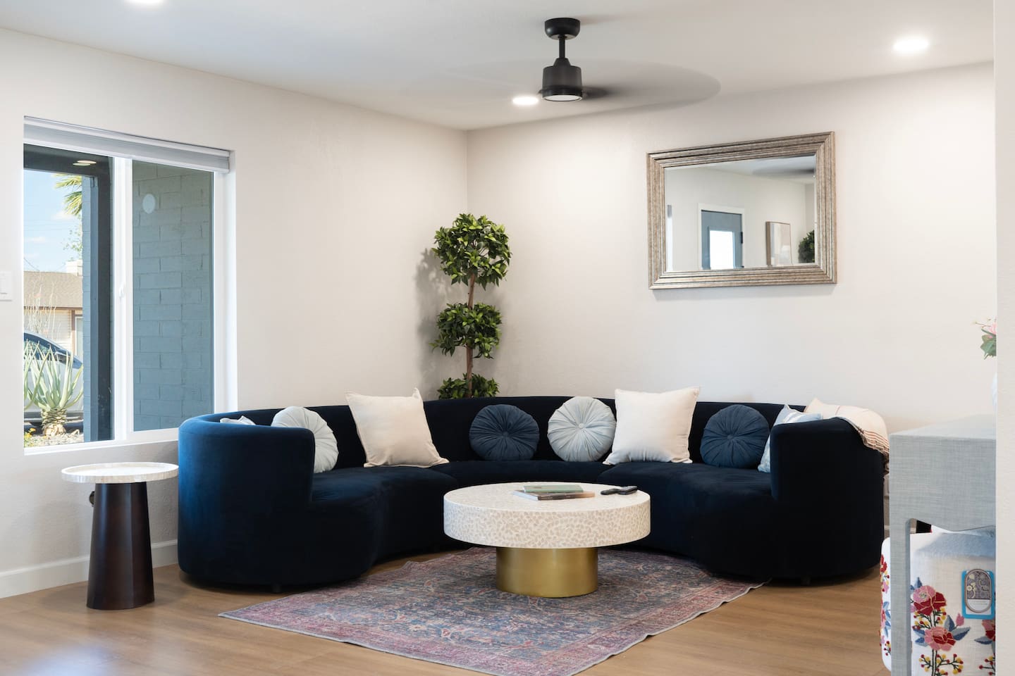 Designed for gathering—plush seating, cozy layout, and the perfect space for movie nights, conversation, and relaxing together in Scottsdale