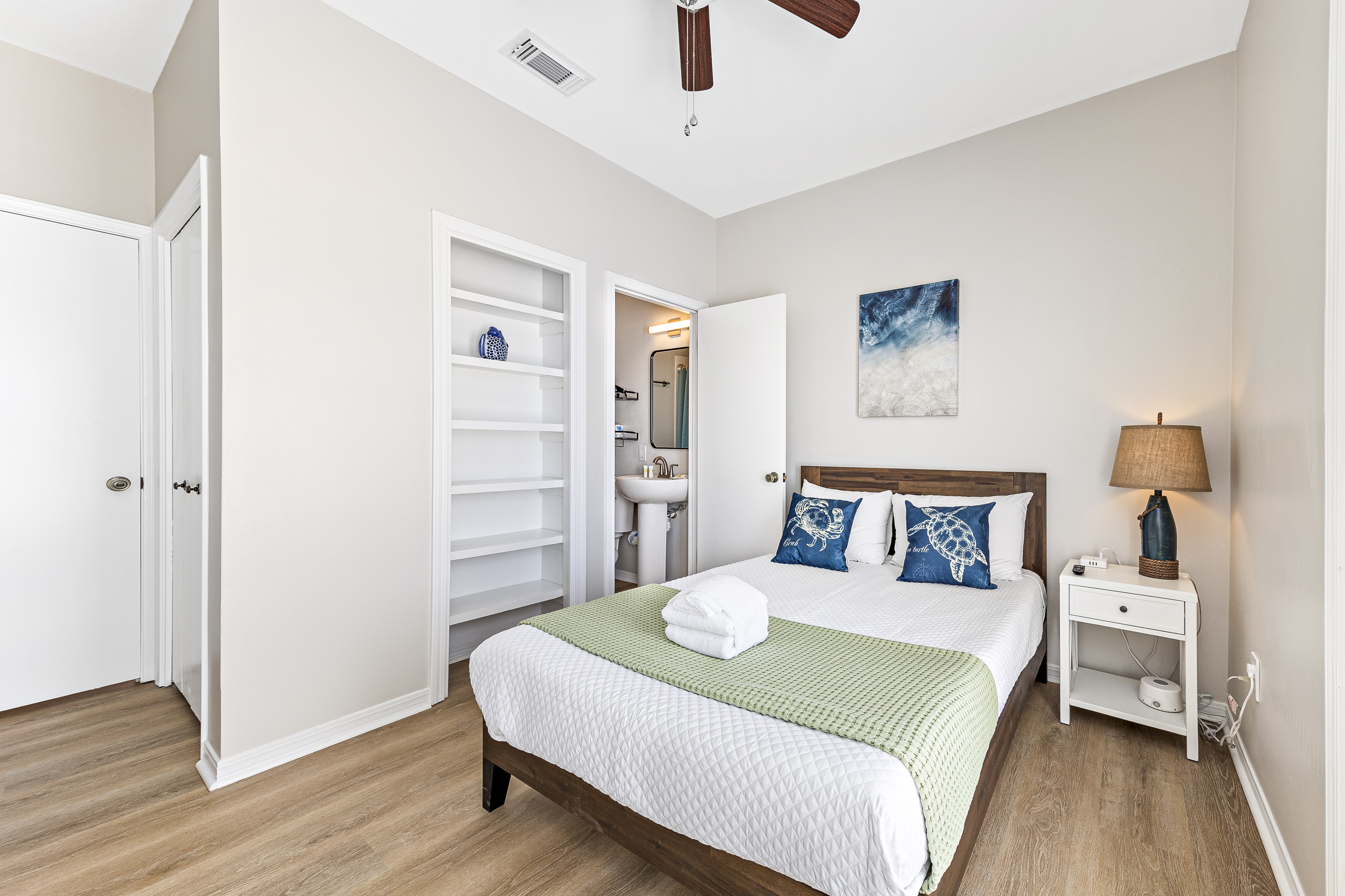 Sound machines in every room make for a restful night's sleep!