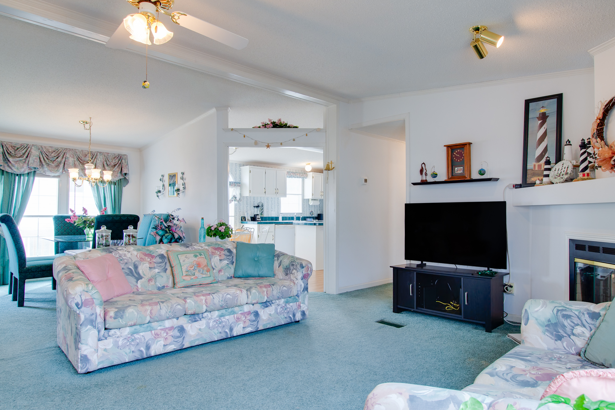 Living Room with Smart TV