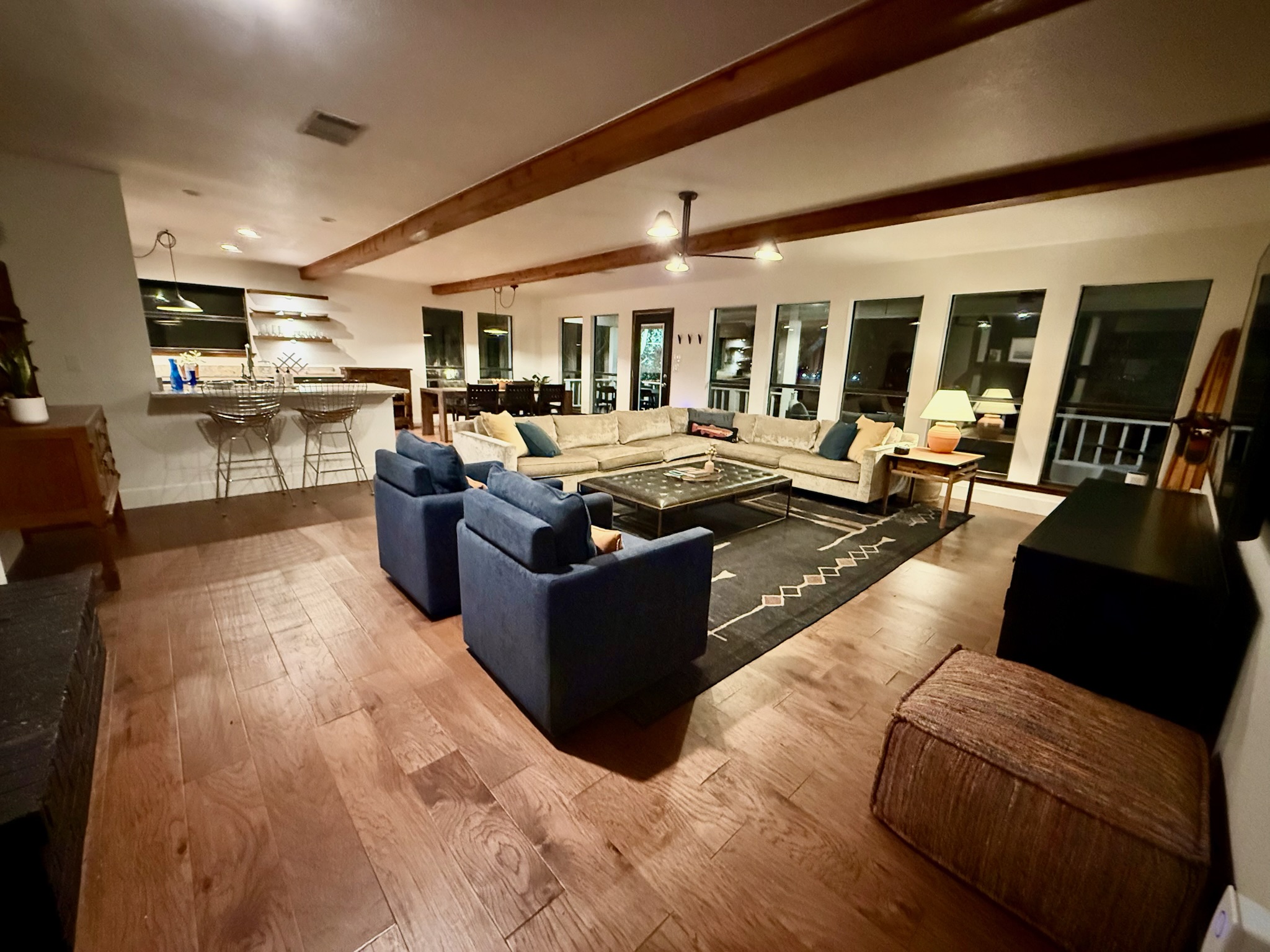 You'll love the large gathering areas!