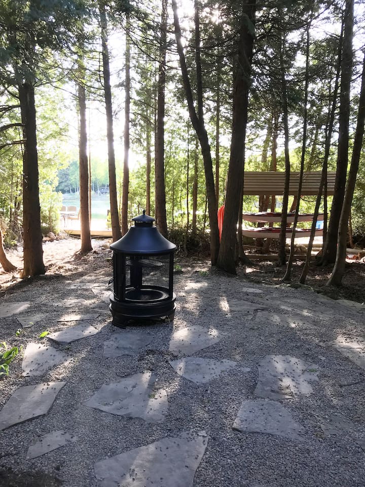 2nd of three fire pits available on the property.