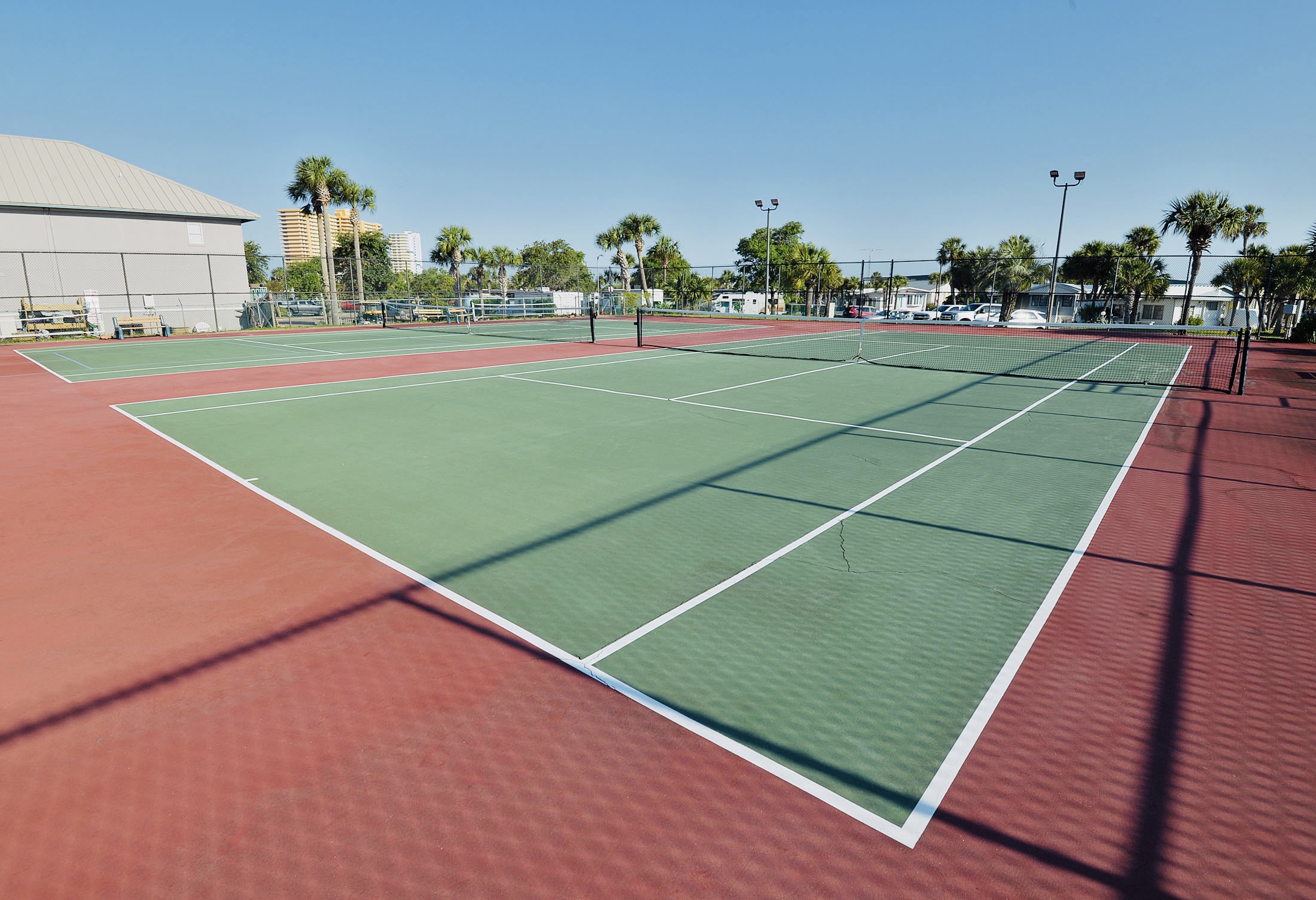 Tennis courts