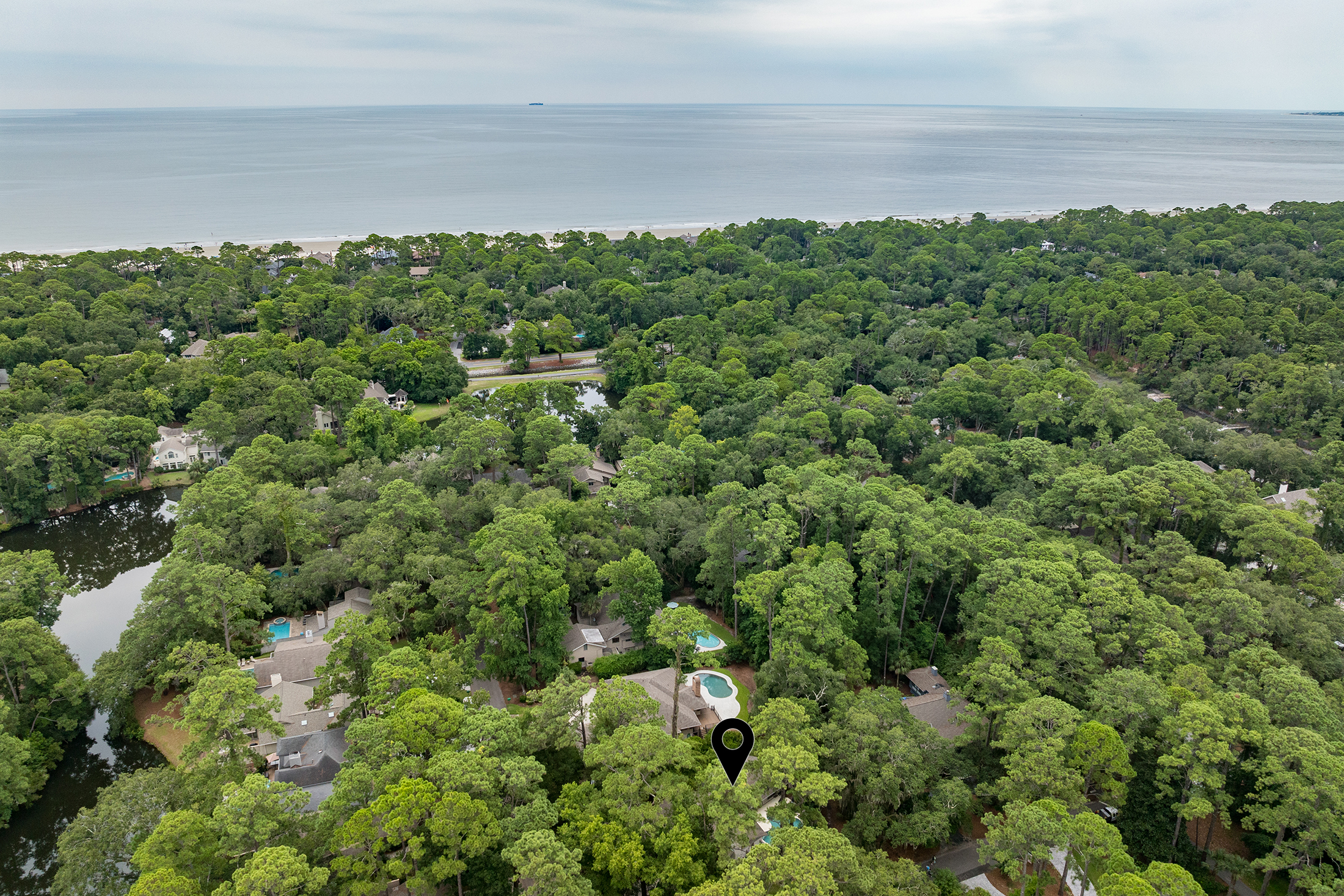 So close to the beach. You are just 12 houses away!