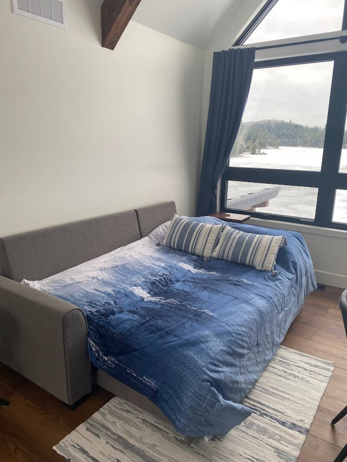 Bedroom 4 on cottage upper level with Sleeper sofa