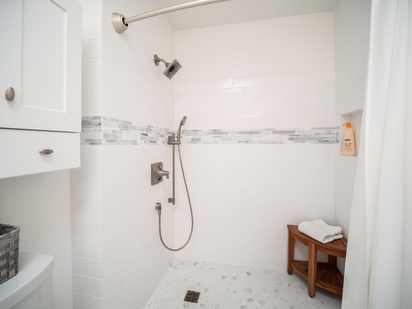 Master bath walk in shower