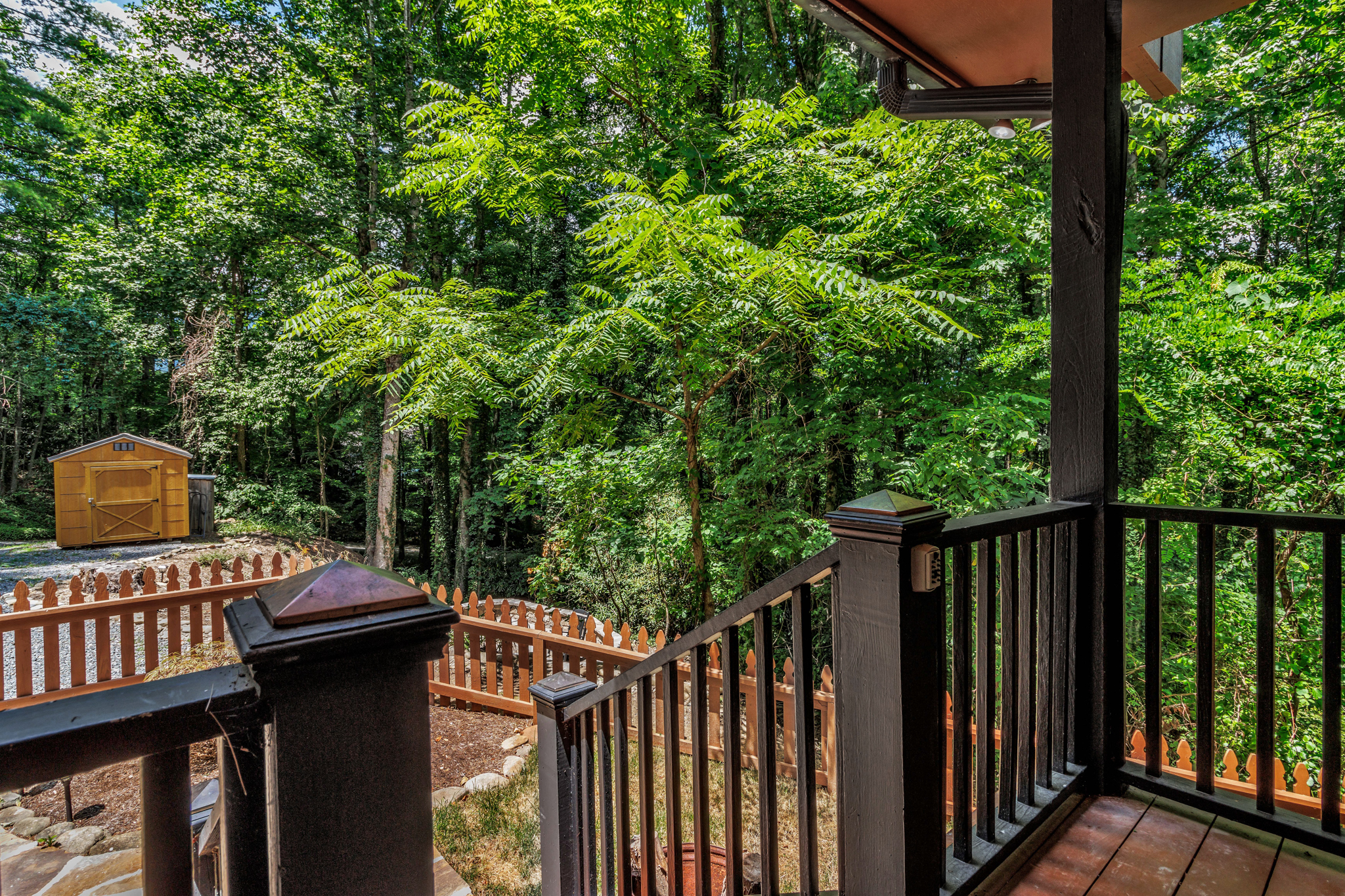 View from front steps
