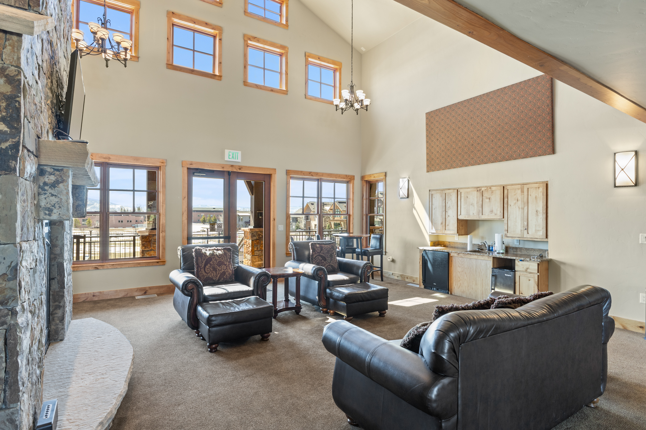 Clubhouse Lounge -- Across from House