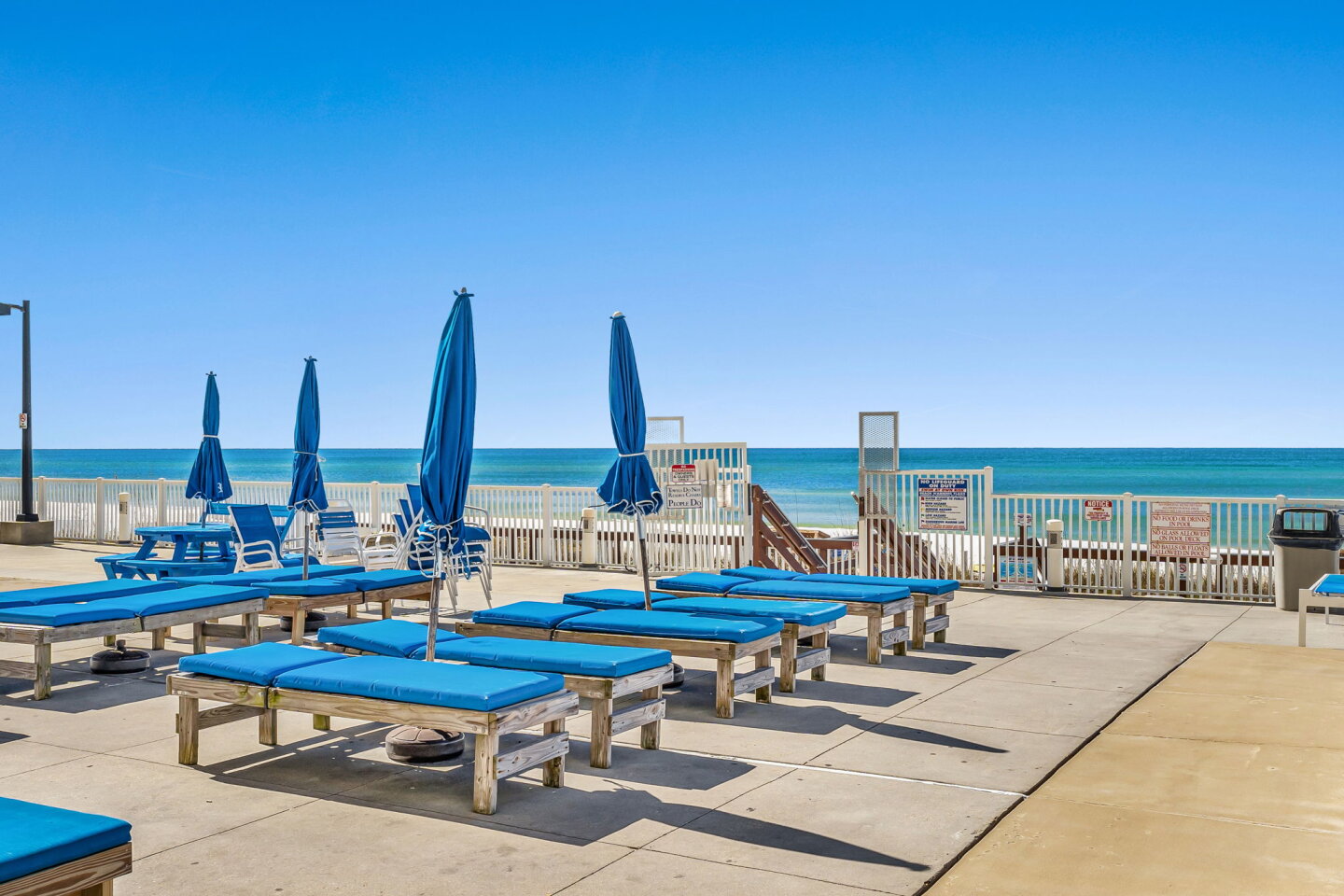 Beach Tanning Deck