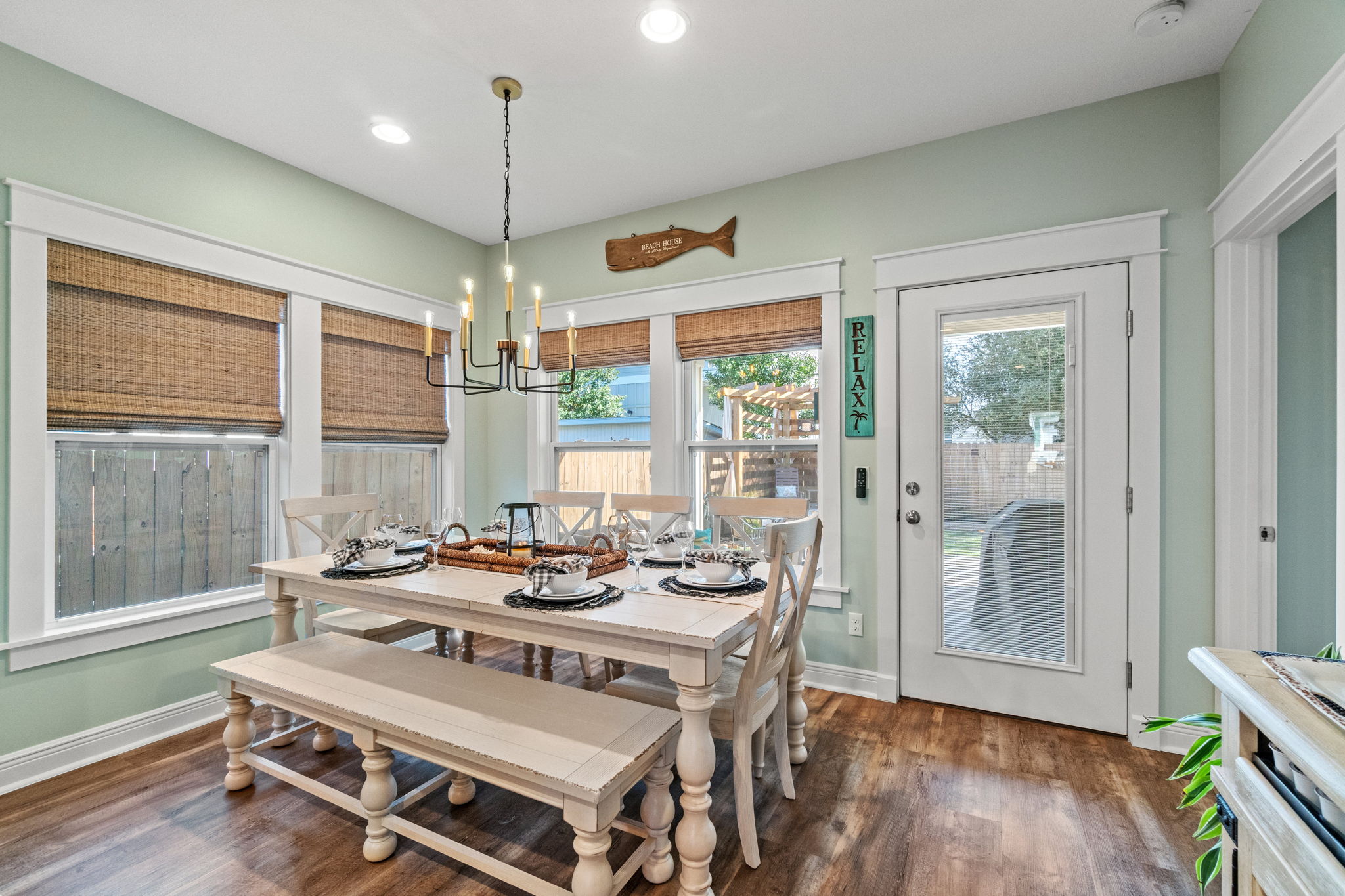 Comfortable seating for group meals and family game night!!