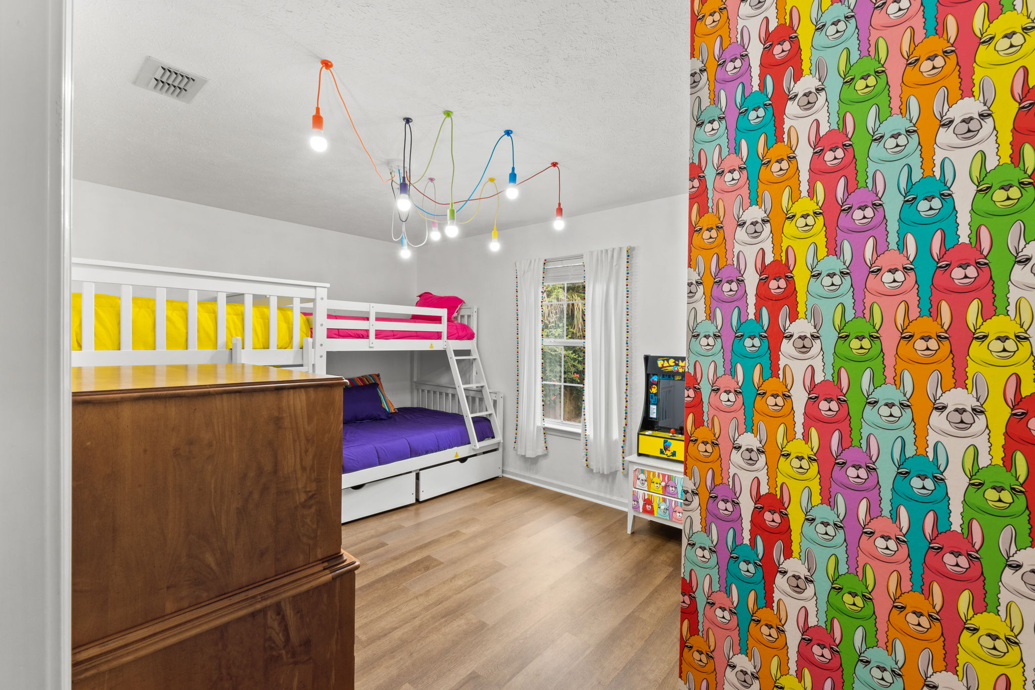 Bedroom 3 with 1 Twin Bunk Bed and 1 Twin over Full Bunk Bed