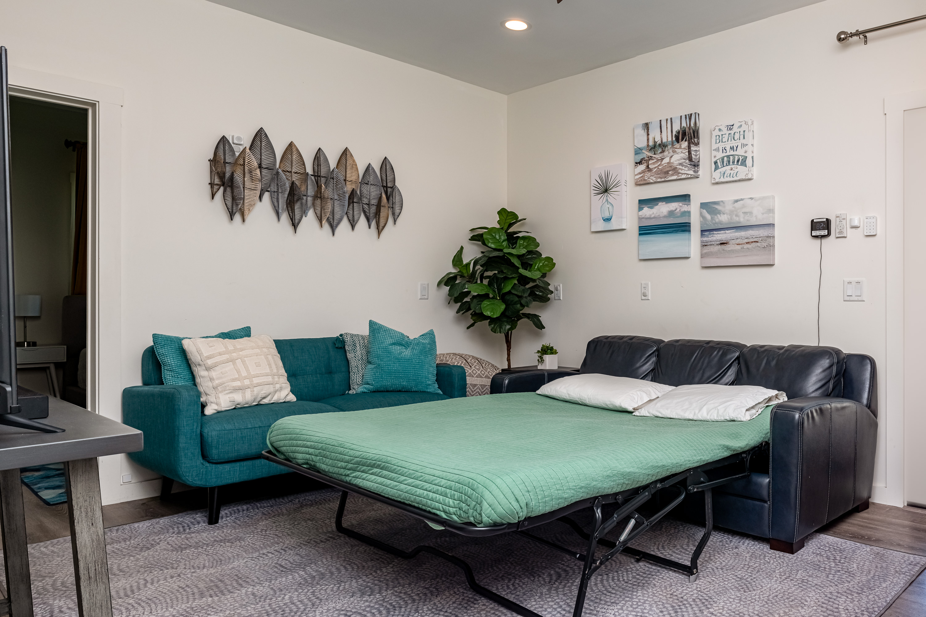 queen sleeper sofa with memory foam