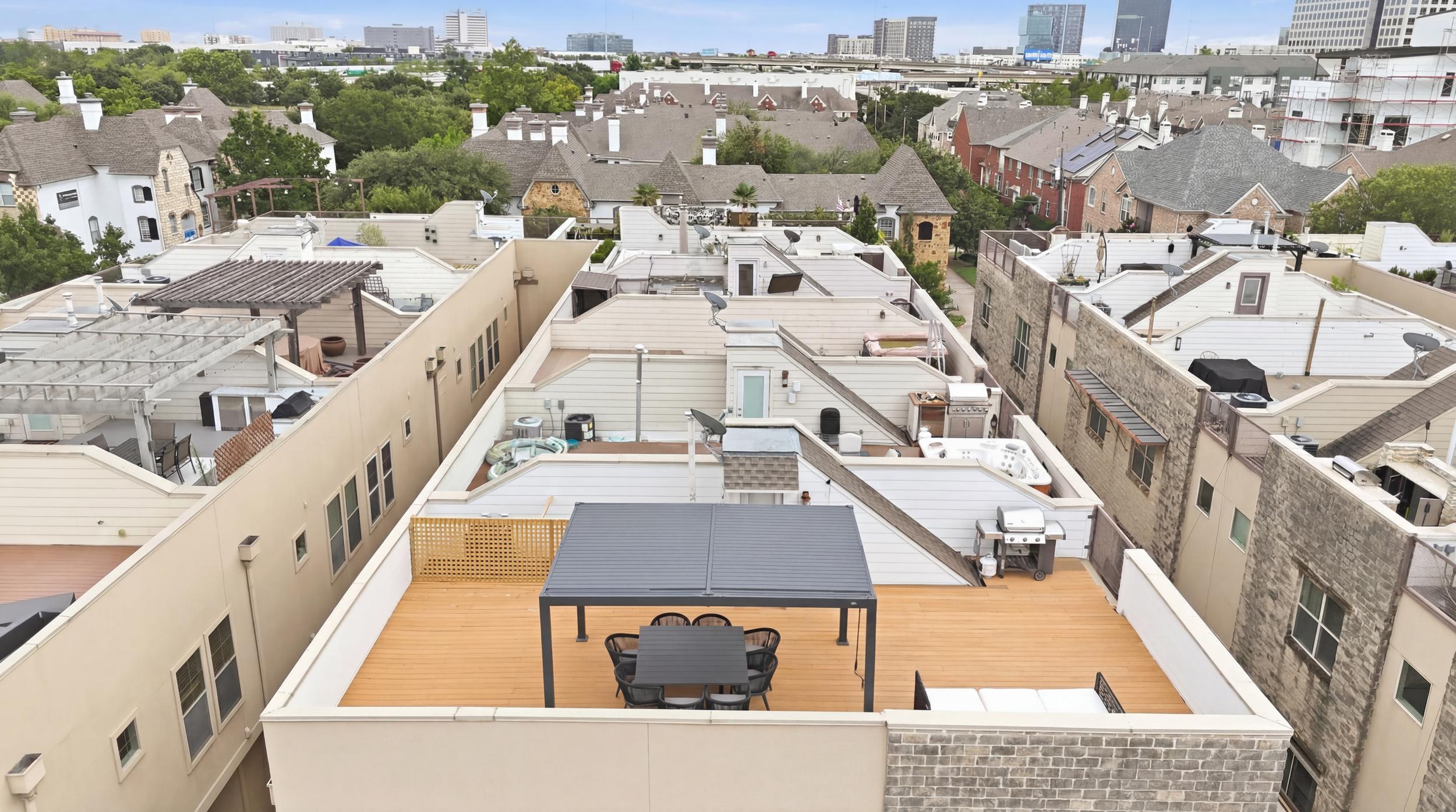 Enjoy skyline views from your spacious private deck, perfect for sunset gatherings!