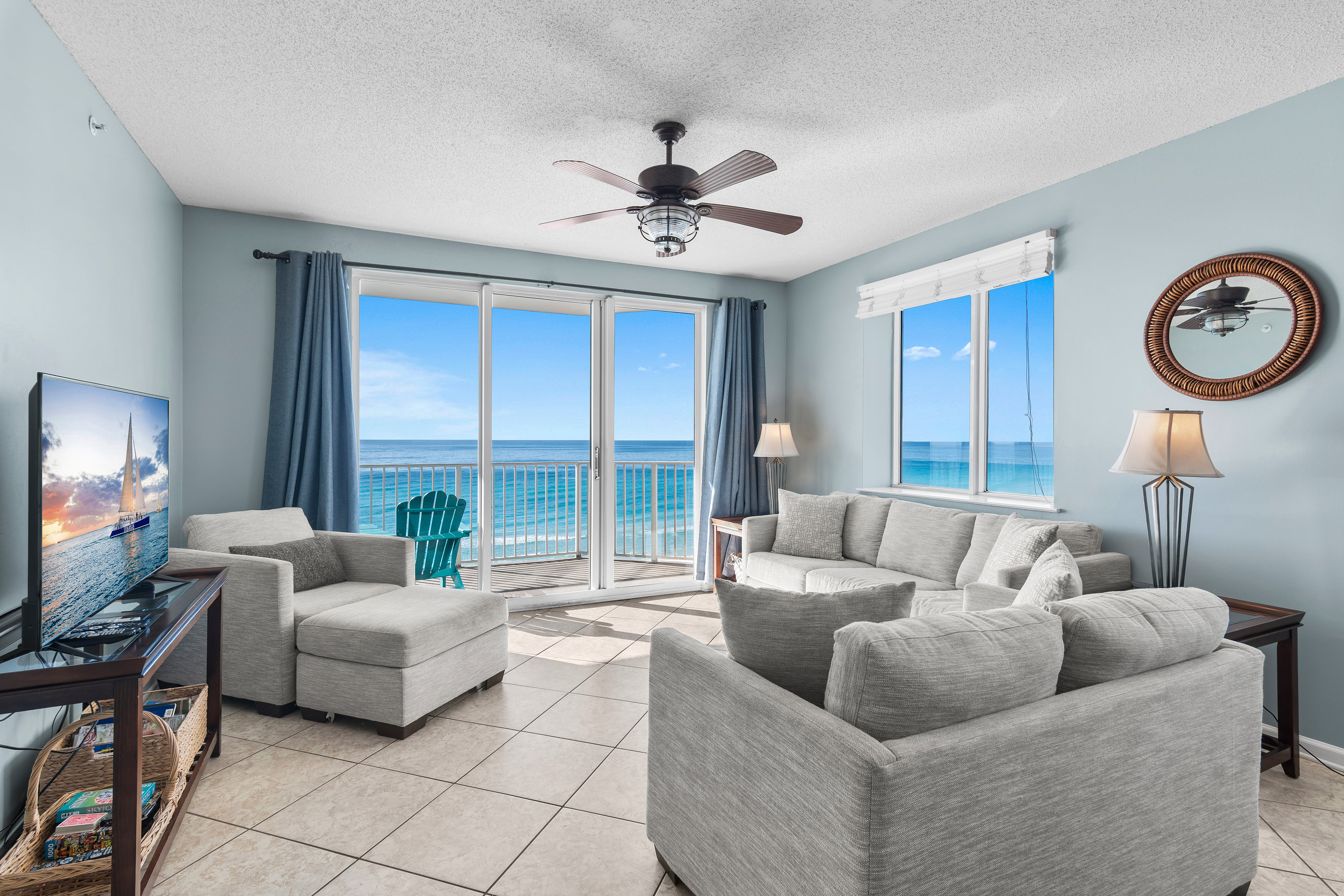 This 6th Floor, CORNER UNIT, 3 Bedroom & 3 Bathroom condo features incredible Gulf and Beach Views and access to the incredible Majestic Sun and Seascape Amenities - Come and Relax!
