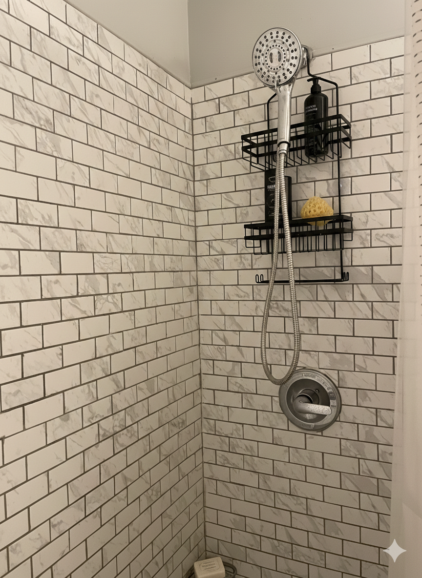 Primary Dwelling Bathroom Shower on Second Floor