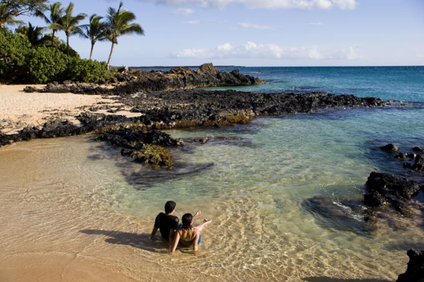 Private beach right out front to the left of the surf break :) 