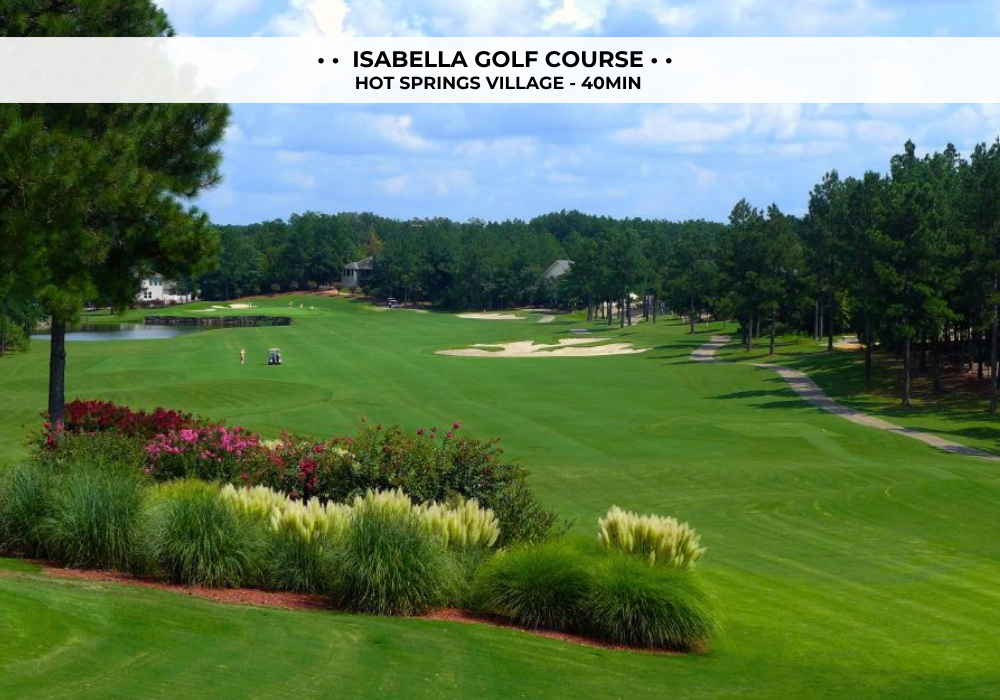 And at Hot Springs Village you can pick from several stunning golf courses or spend the day around the lakes.