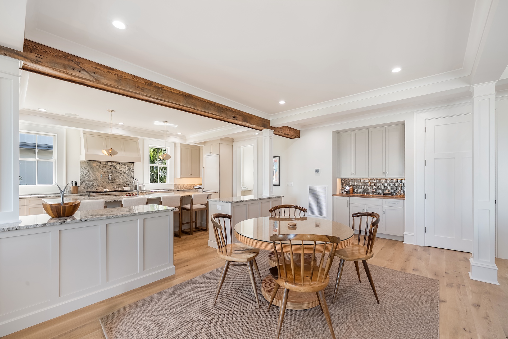 Kitchen and Dining Room | Beach Shelter | 3708 Palm Blvd | Isle of Palms, SC | IOP Escapes