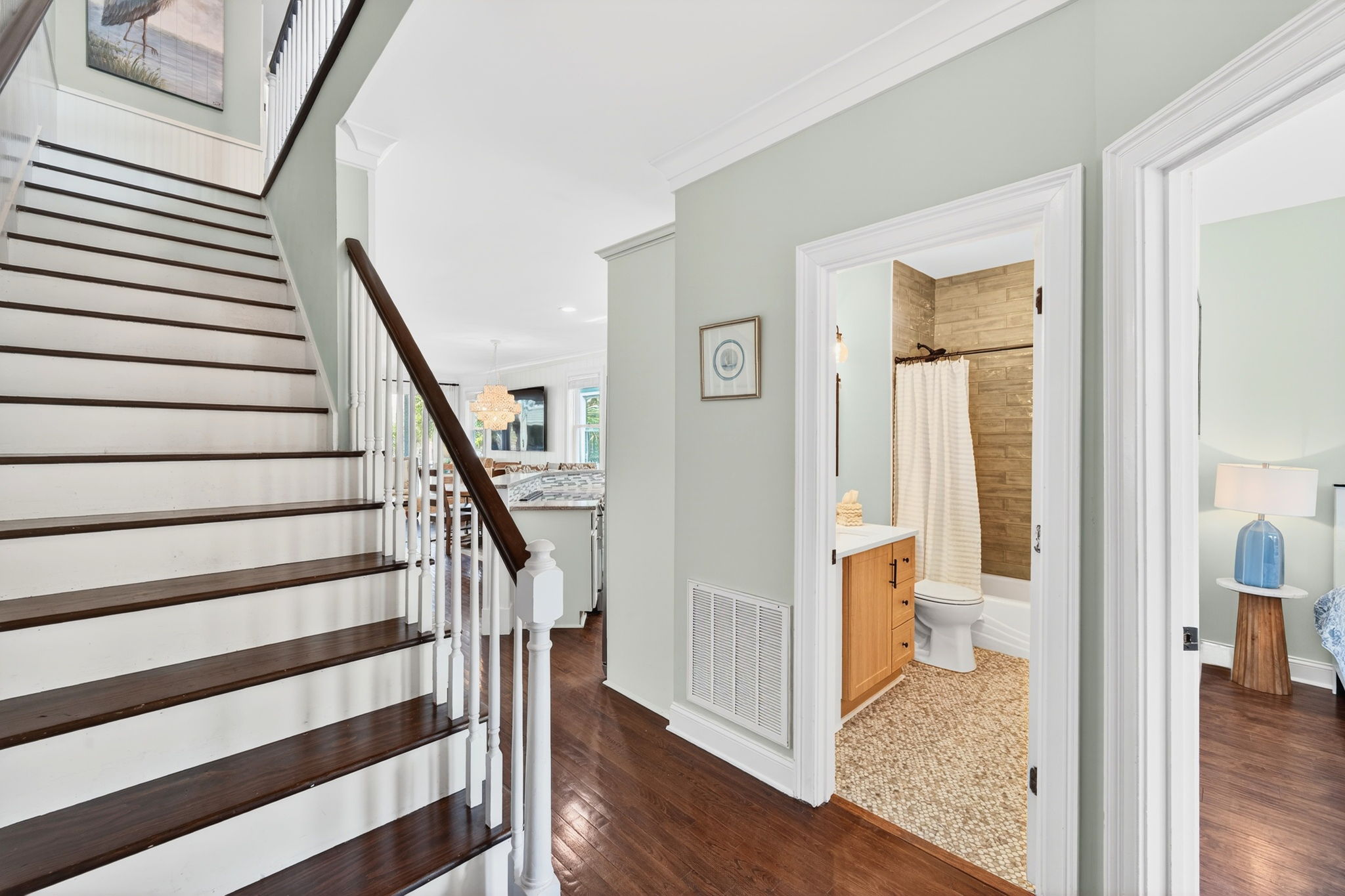 Hall Stairway  | 23 Grand Pavillion | Wild Dunes | Isle of Palms, SC | IOP Escapes