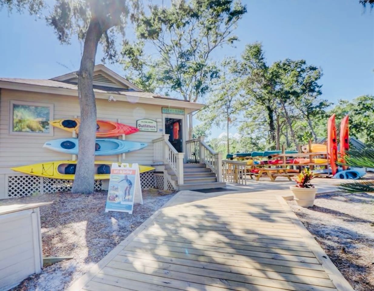 Kayak and bike rentals
