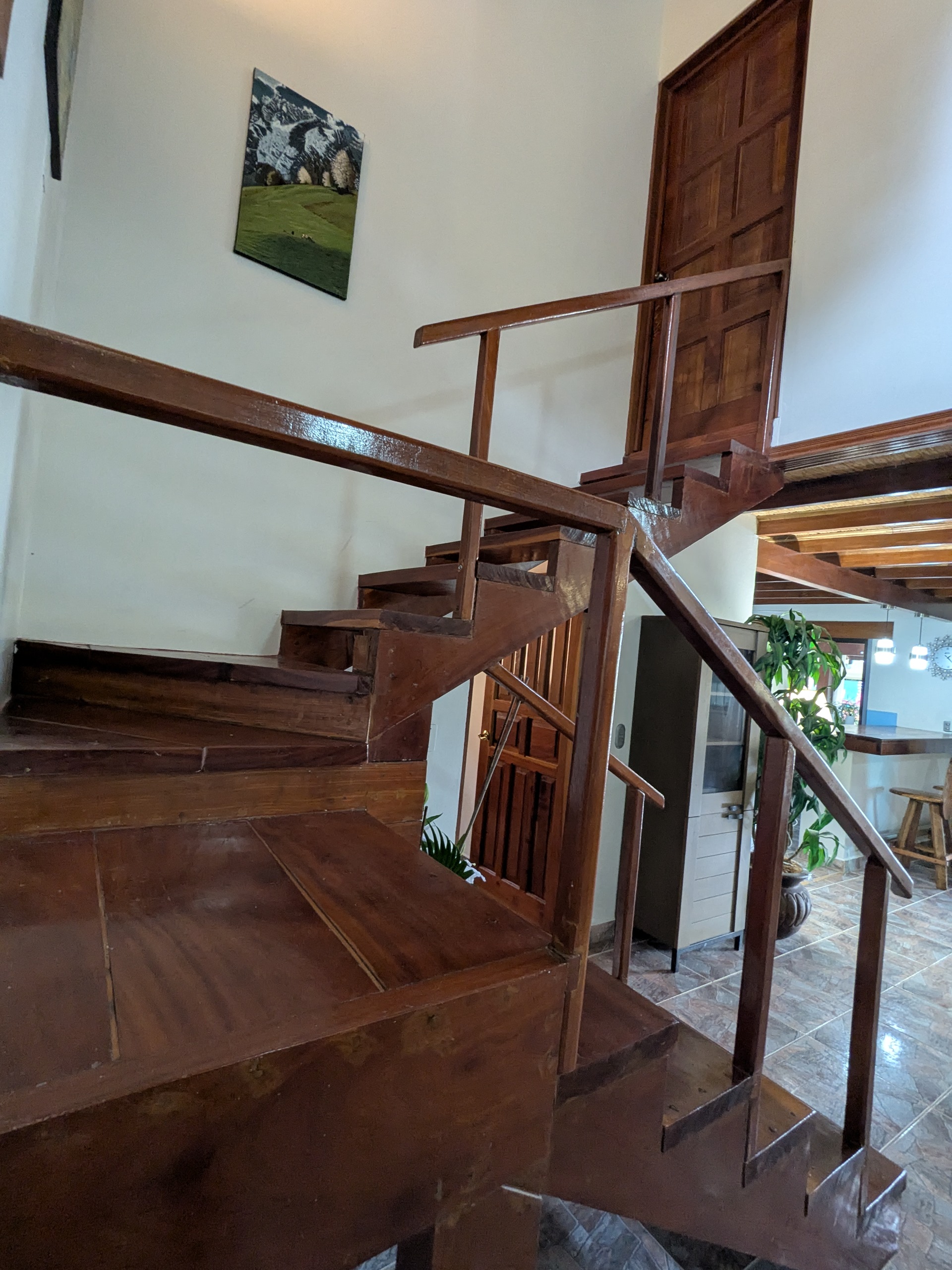 Stairs Leading to the Sunflower Suite