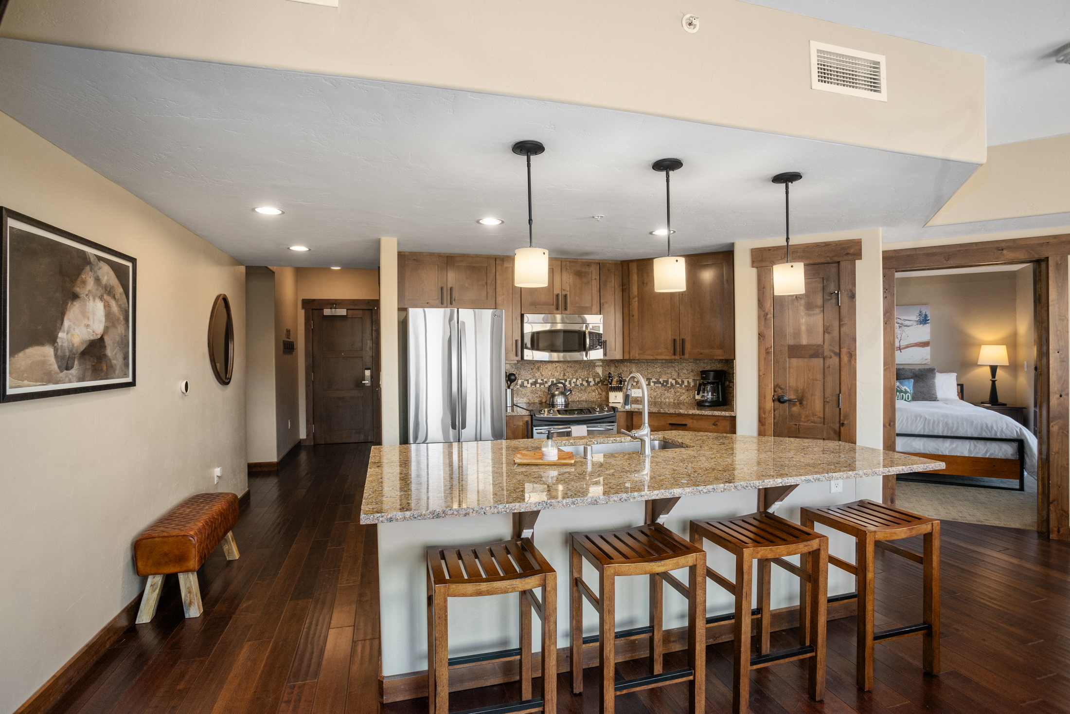 Kitchen with Entryway