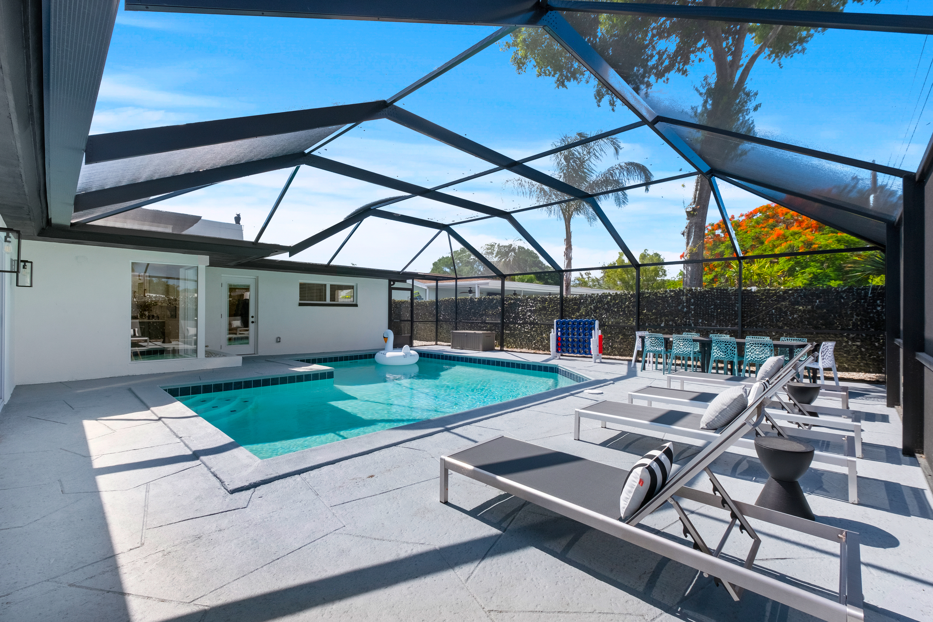 Loungers to relax and sun bath
